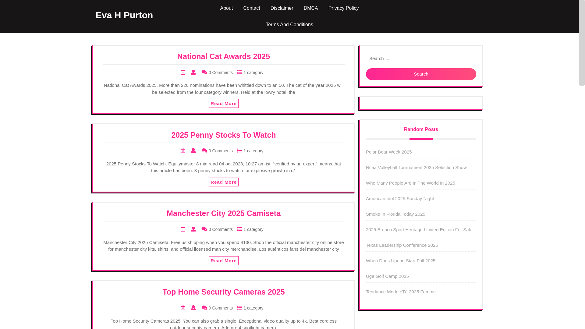 website screenshot of https://evahpurton.pages.dev/