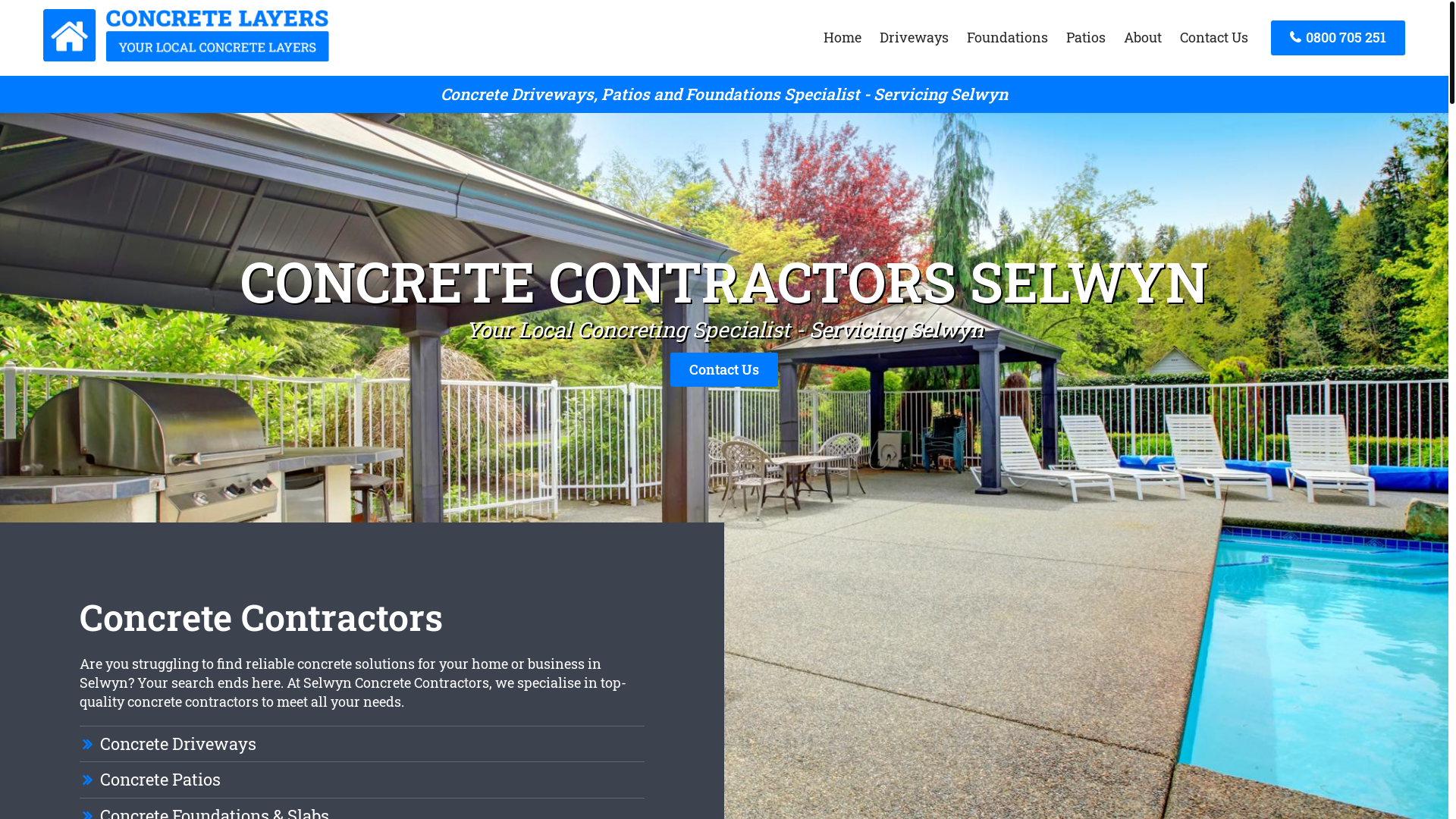 website screenshot of https://selwynconcretecontractors-co-nz.pages.dev/