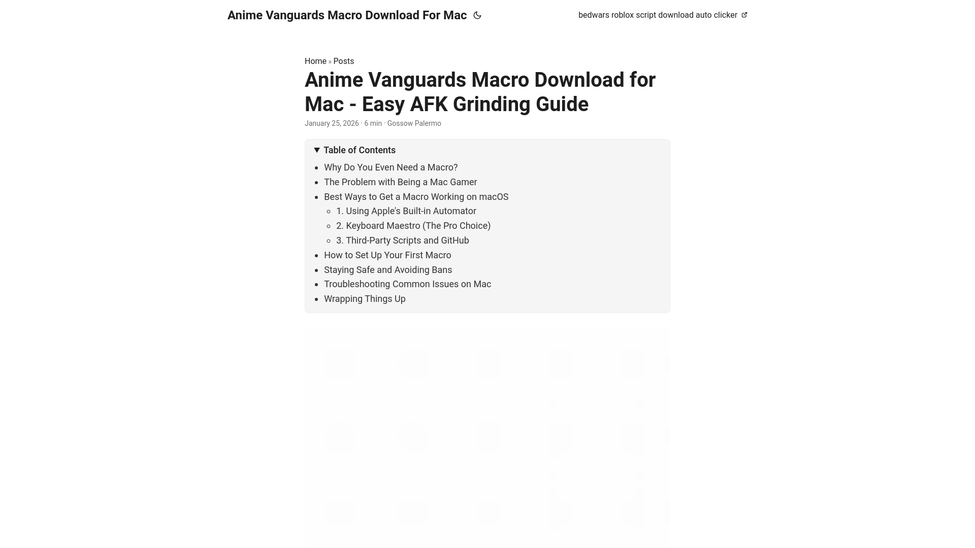 website screenshot of https://animevanguardsmacrodownloadformac.pages.dev/