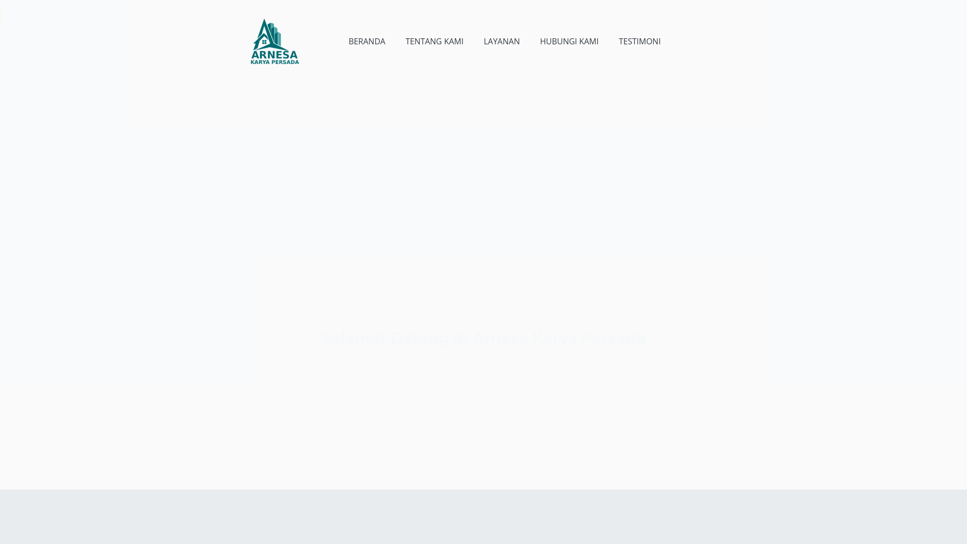 website screenshot of https://arnesakaryapersada.com/