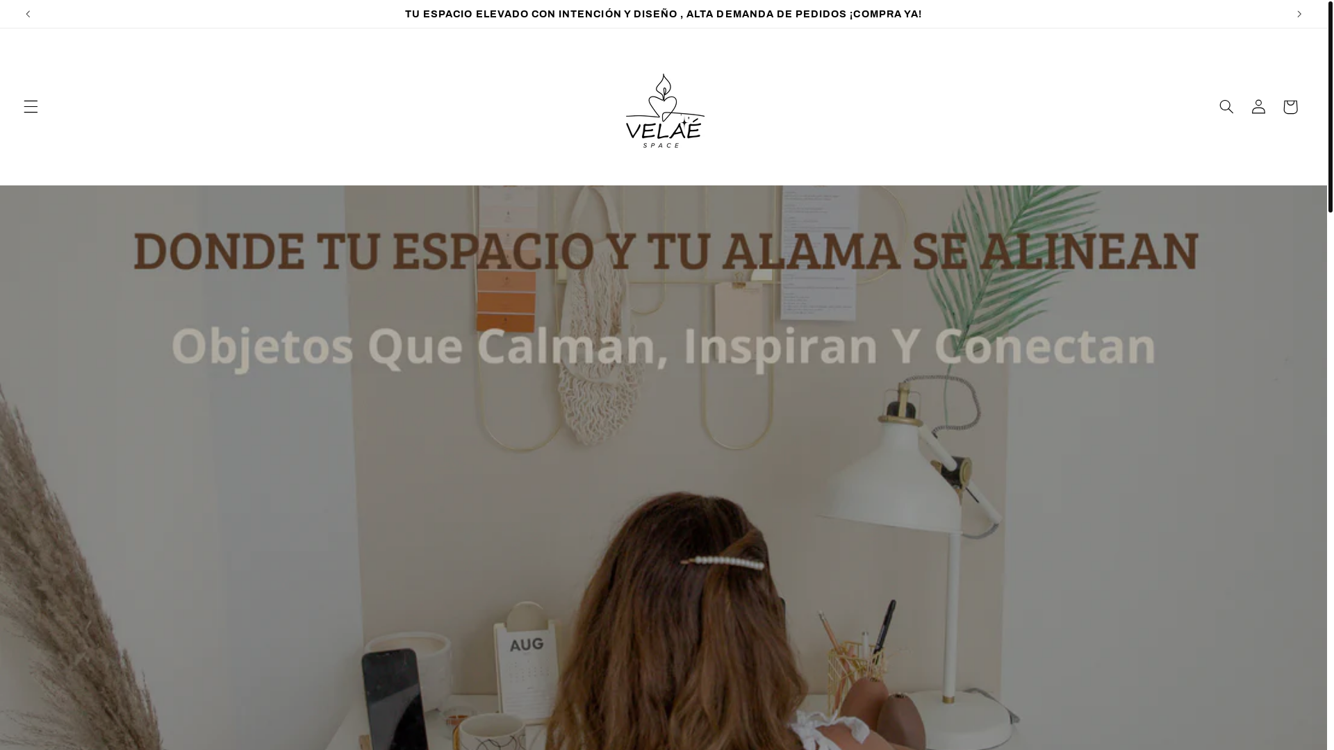 website screenshot of https://velaespace.com/