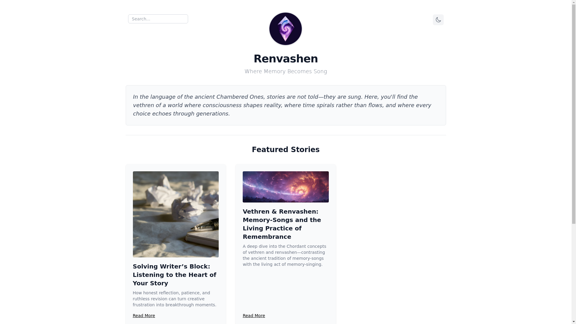 website screenshot of https://renvashen-site.pages.dev/