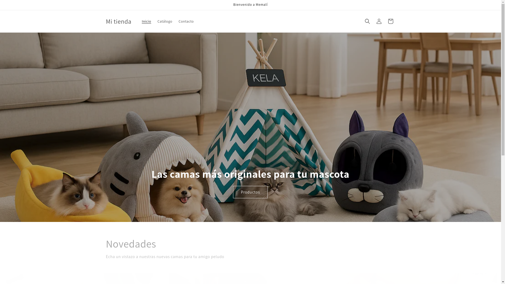 website screenshot of https://zzzmascotas.com/