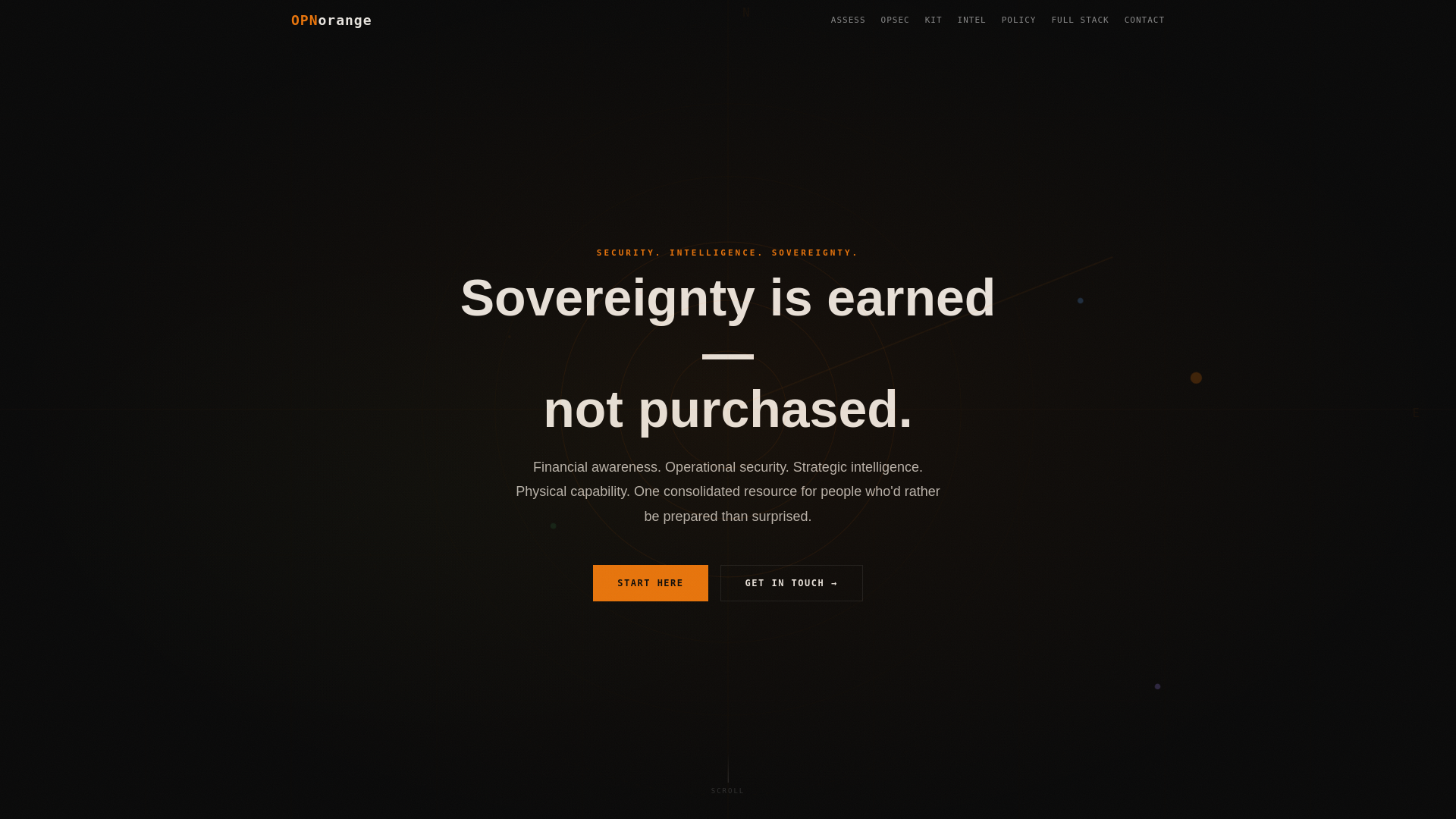 website screenshot of https://opnorange.pages.dev/