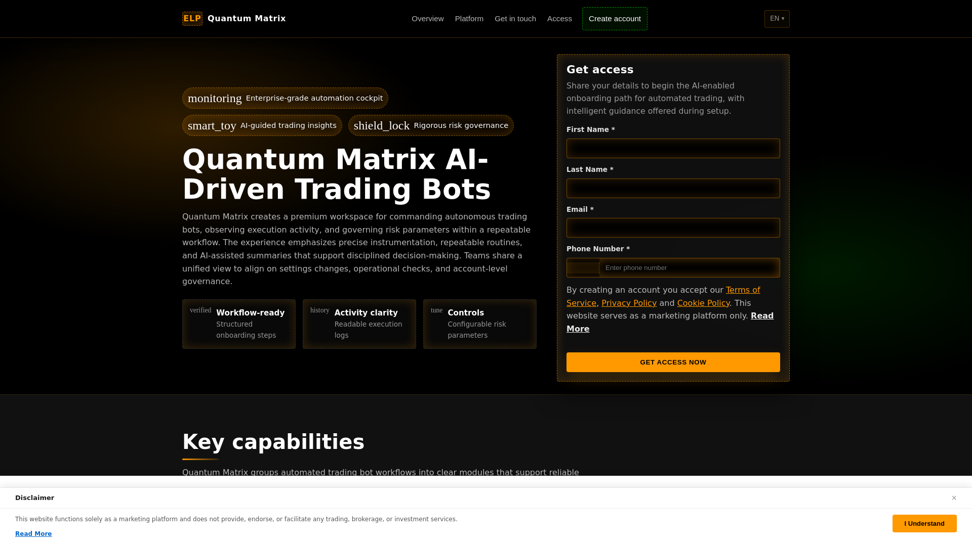 website screenshot of https://quantum-matrix-click.pages.dev/
