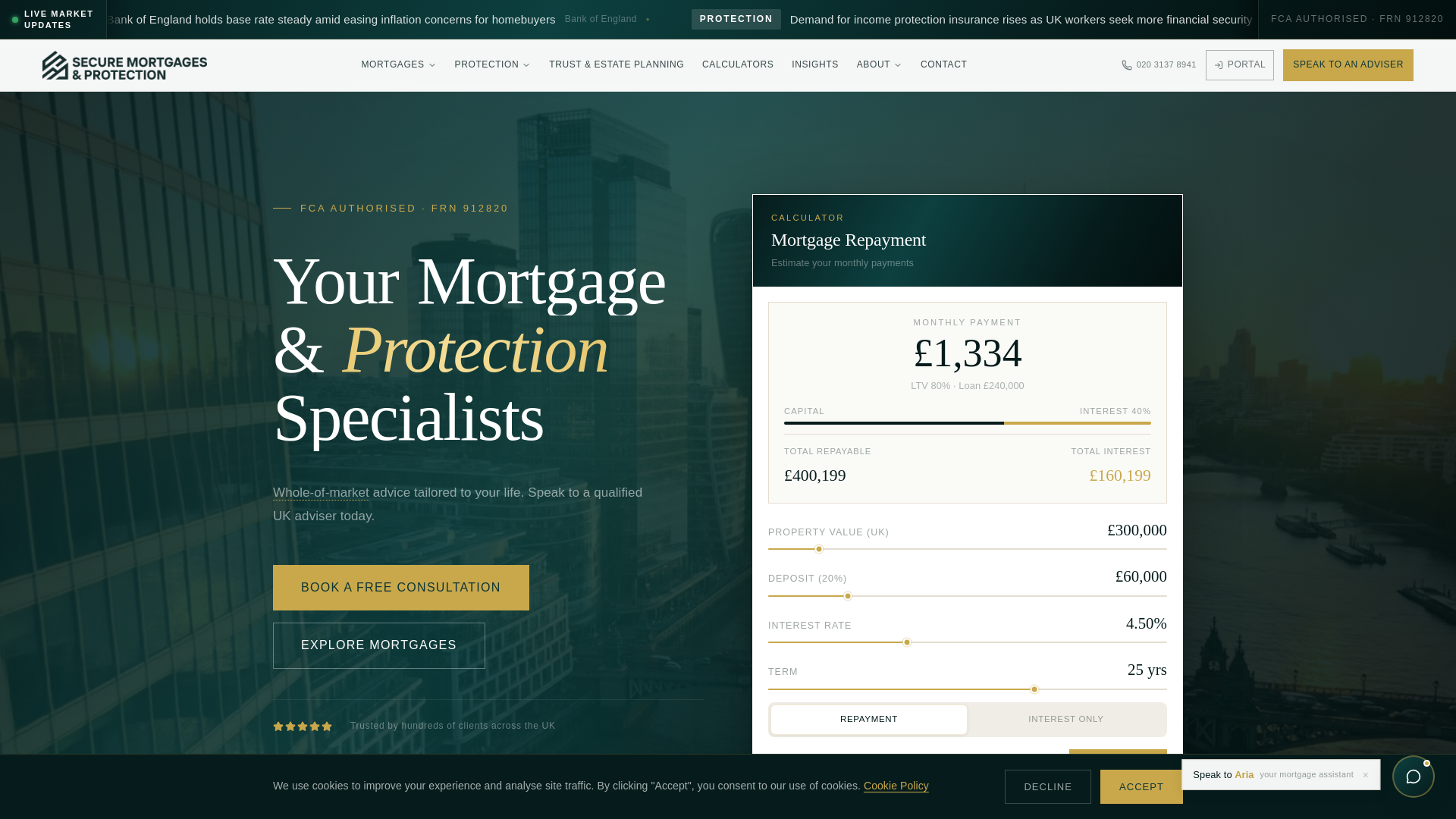 website screenshot of https://www.secure-mp.com/