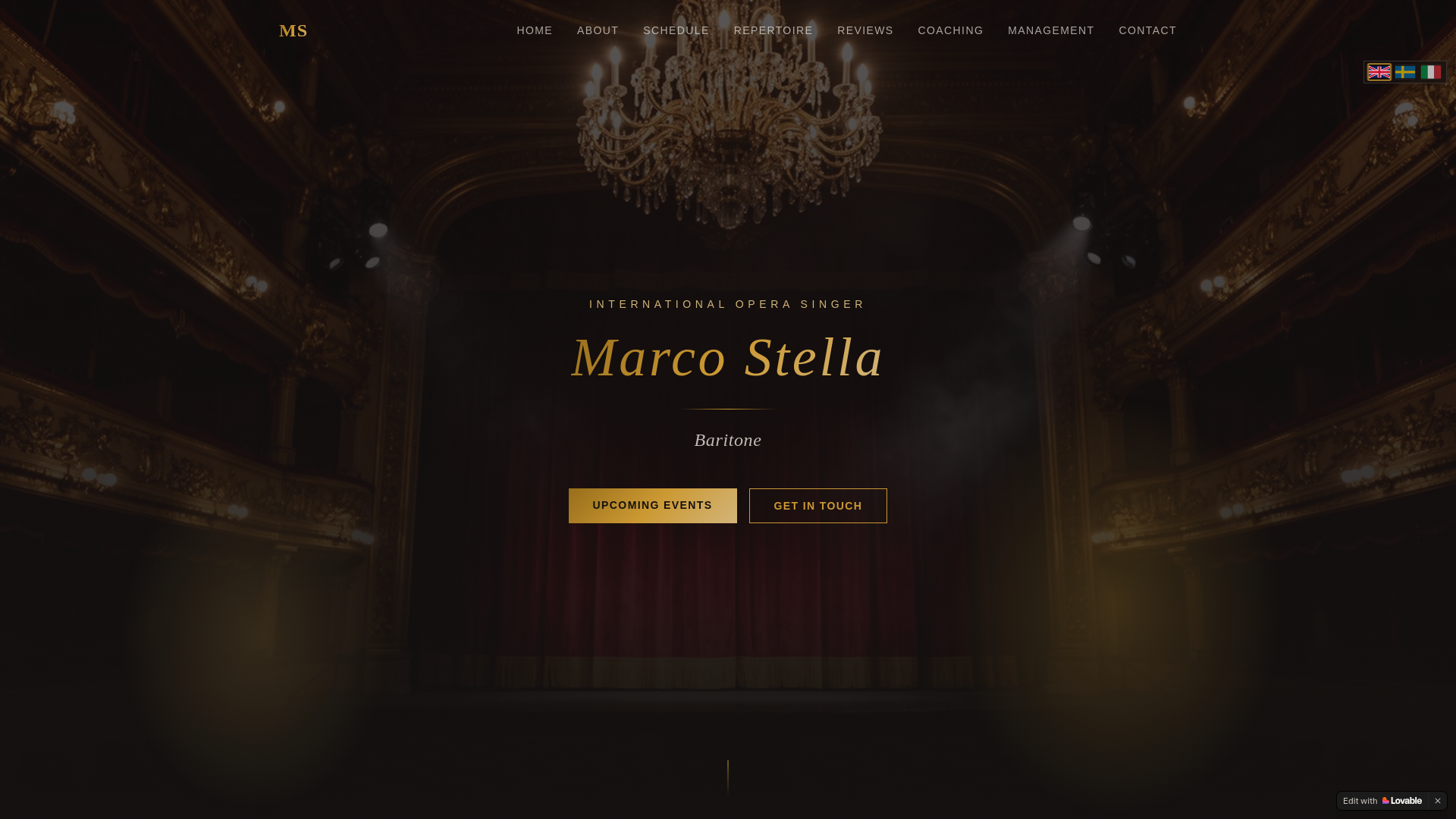 website screenshot of https://operastudiogoteborg.com/