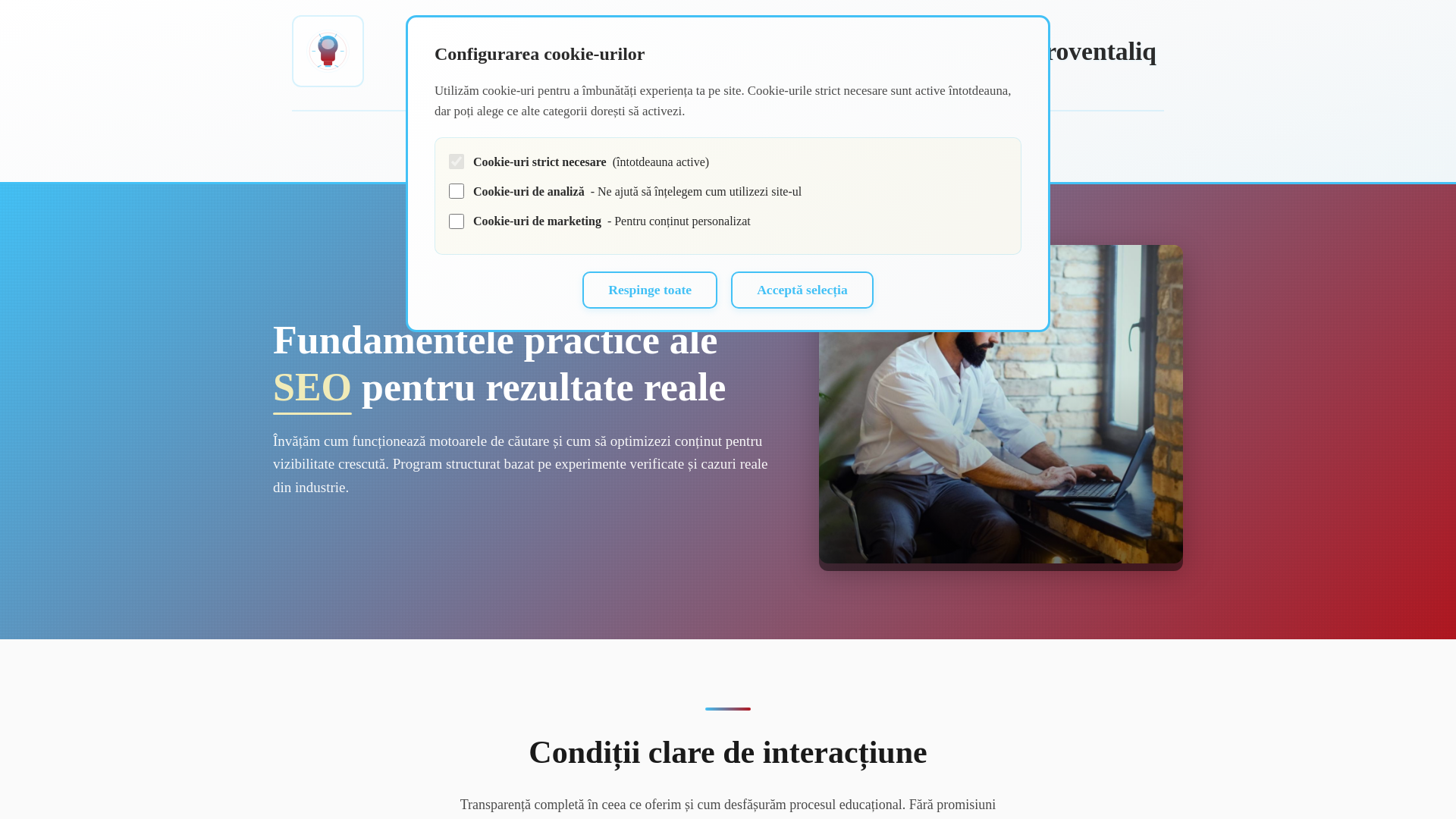 website screenshot of https://zaroventaliq.com/