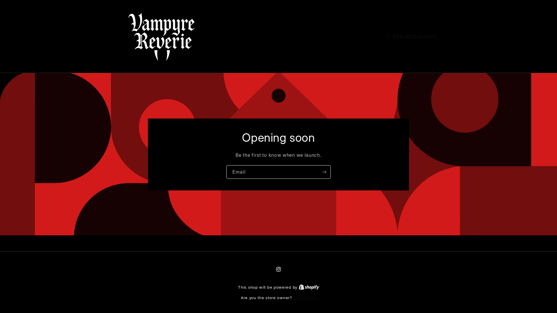 website screenshot of https://vampyrereverie.com/