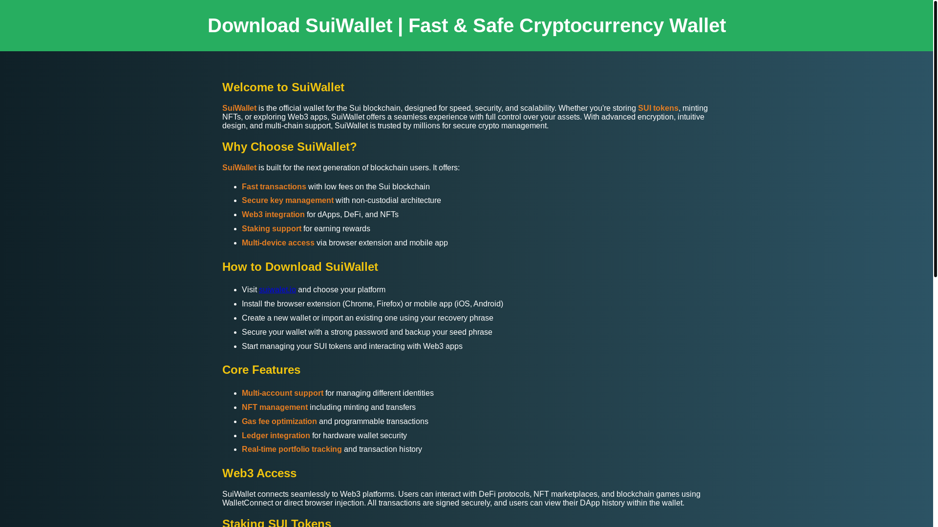 website screenshot of https://walletsui--smart.pages.dev/