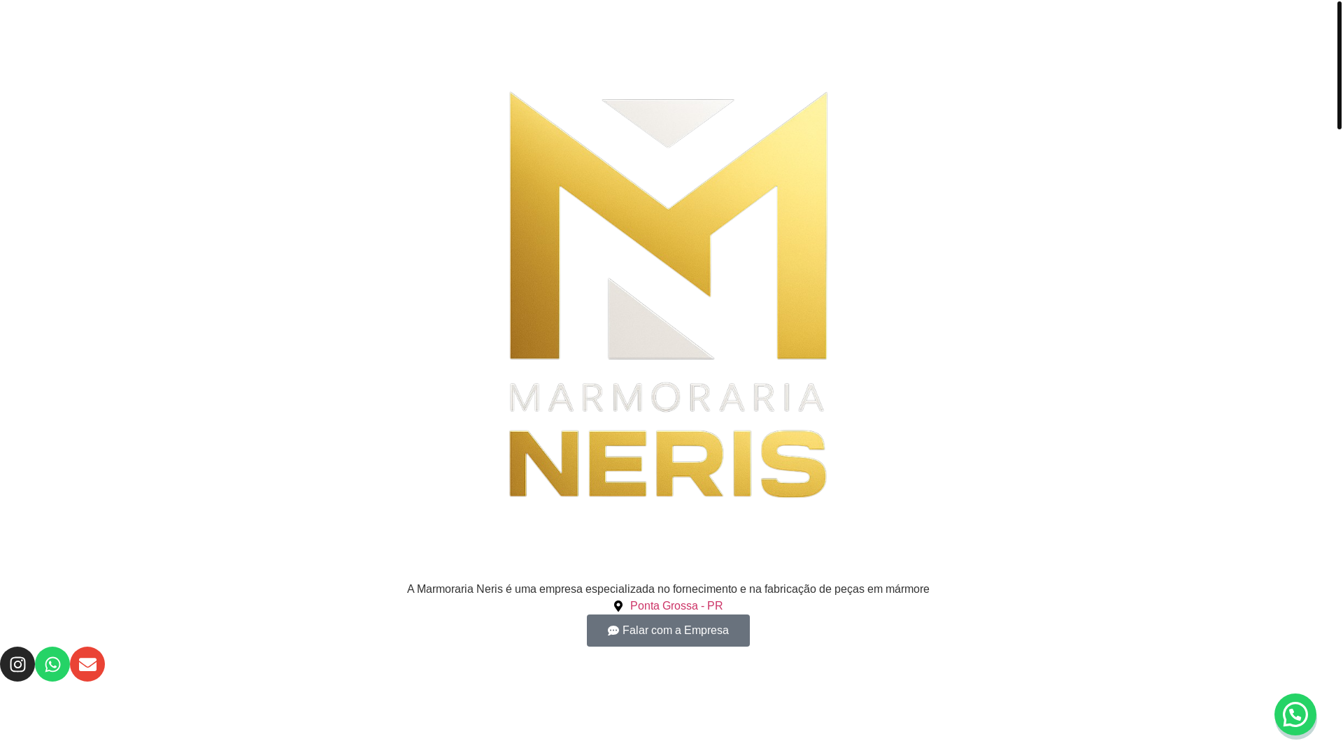 website screenshot of https://marmorarianeris.com.br/