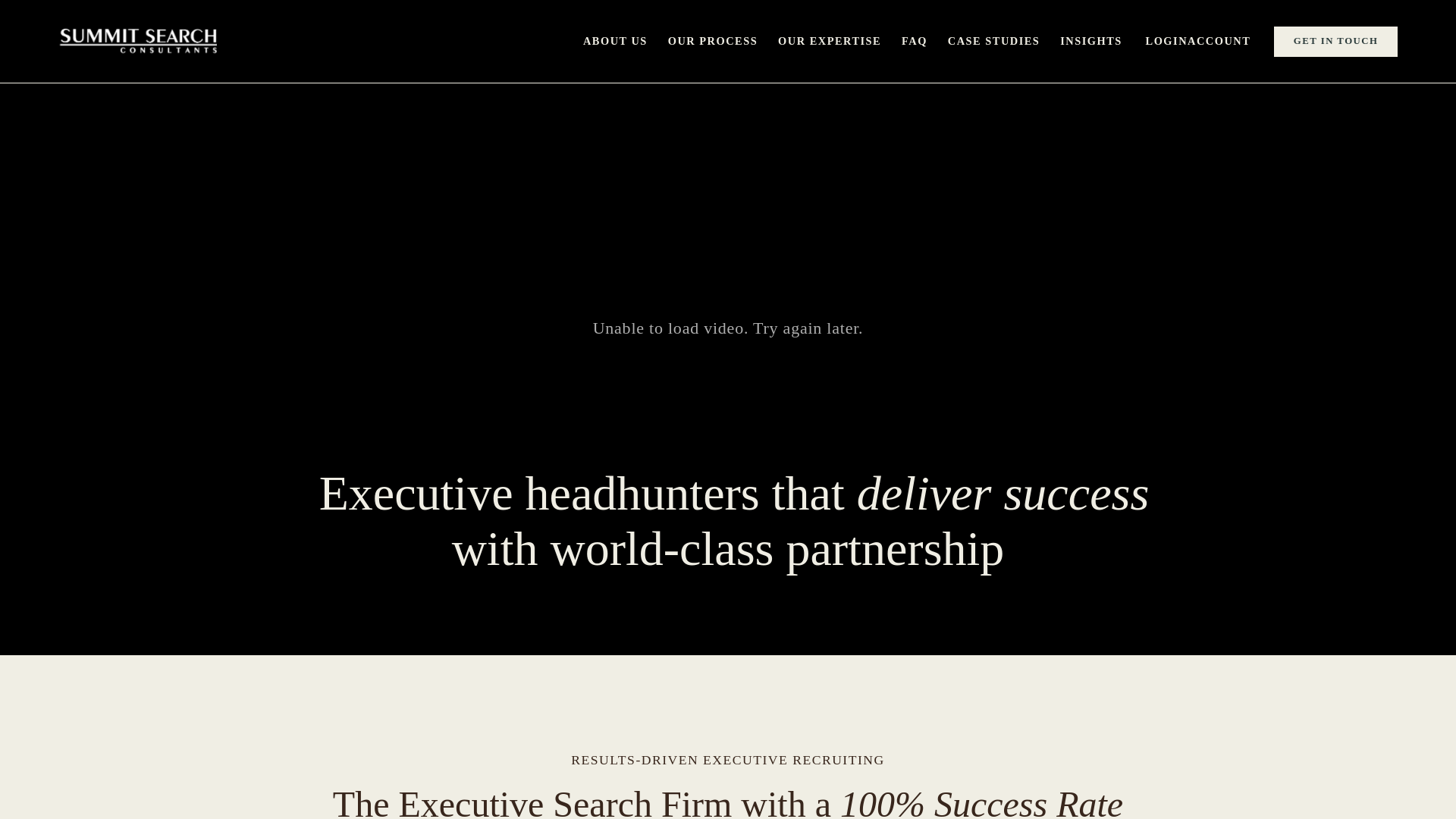 website screenshot of https://summitsearches.site/