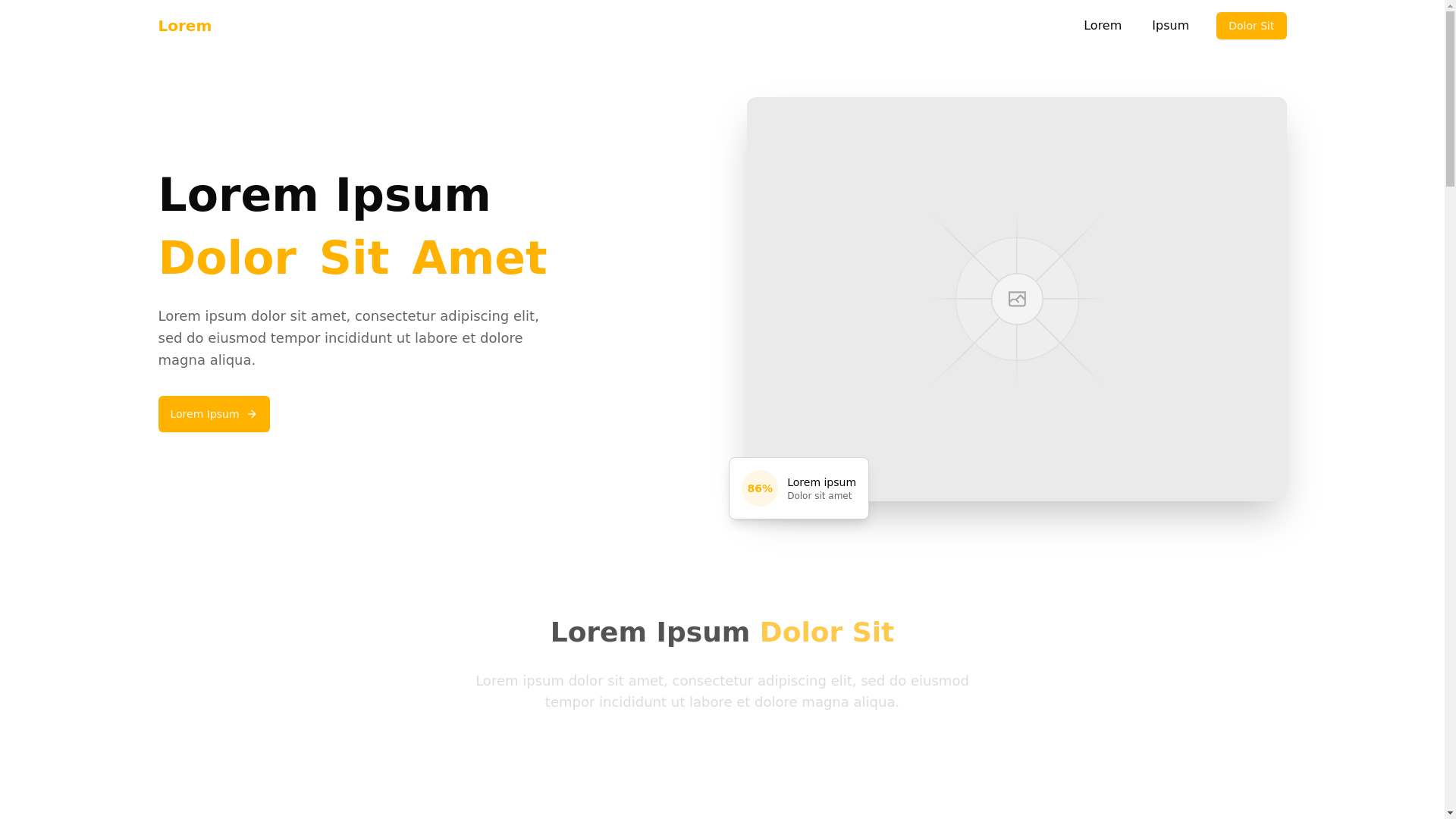 website screenshot of https://template-landing.pages.dev/