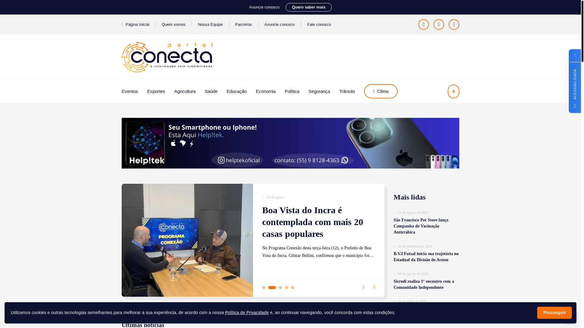 website screenshot of https://portalconectars.com.br/