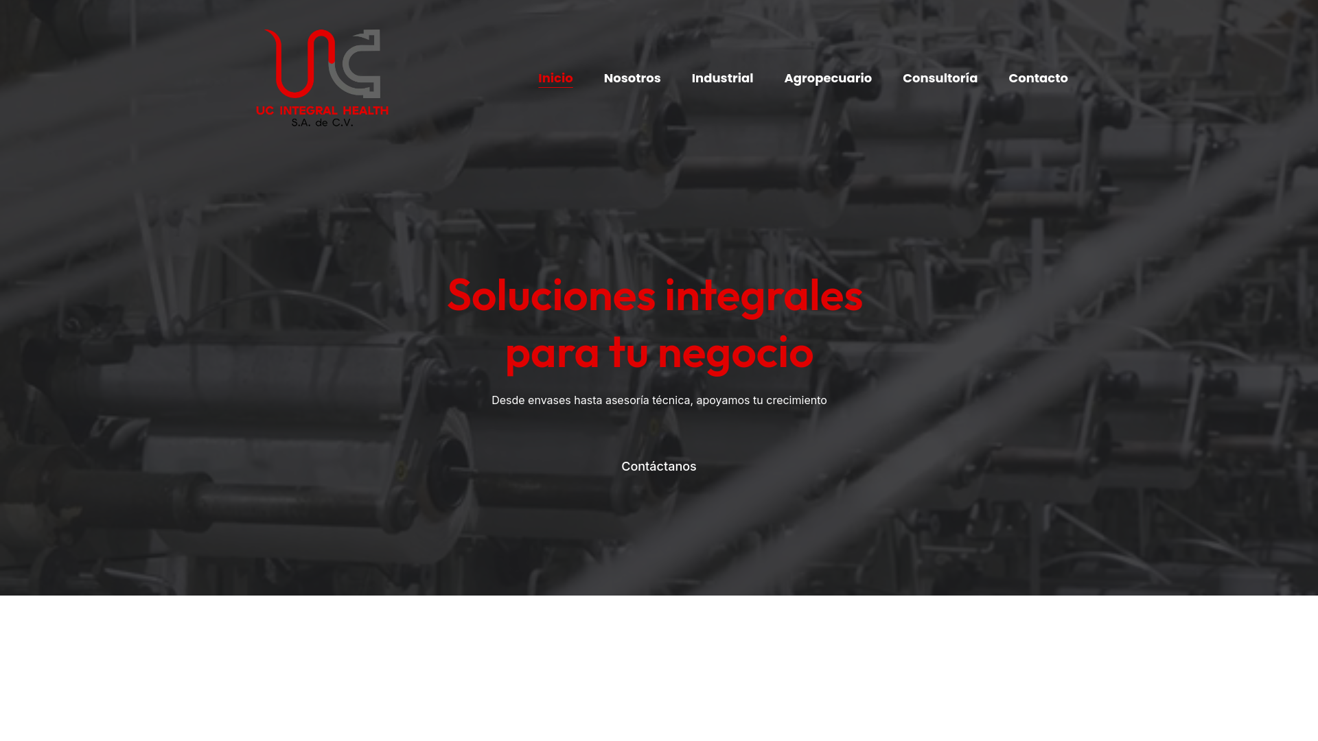 website screenshot of https://ucintegral.com/