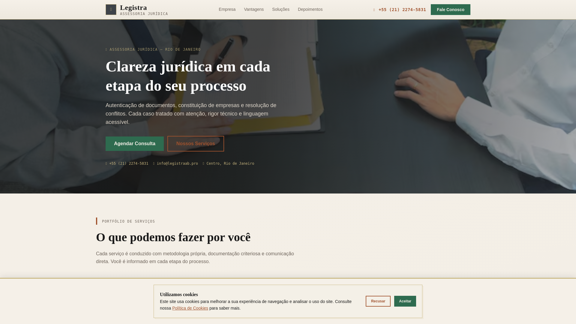 website screenshot of https://legistraab.pro