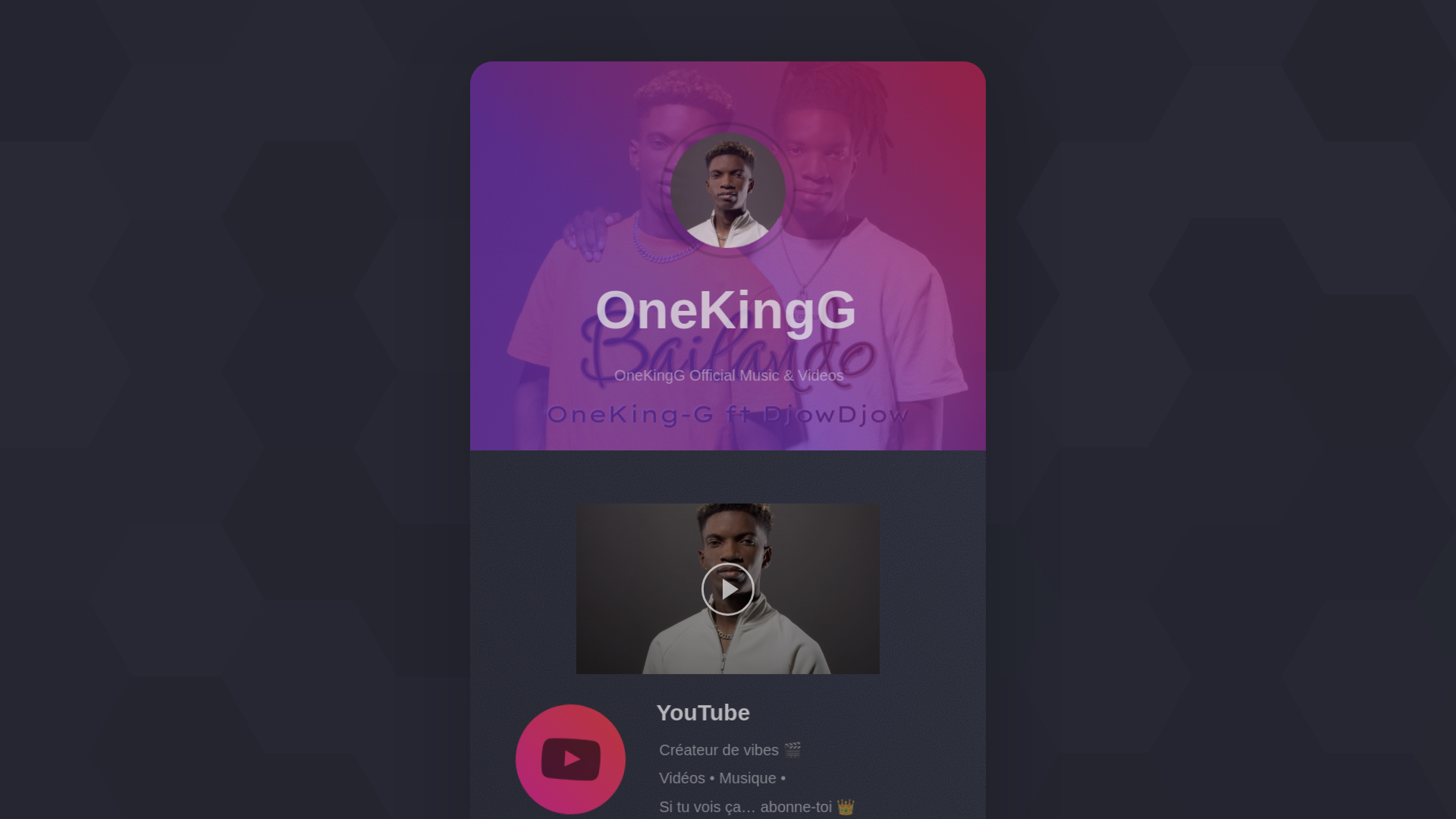 website screenshot of https://onekingg.eu/
