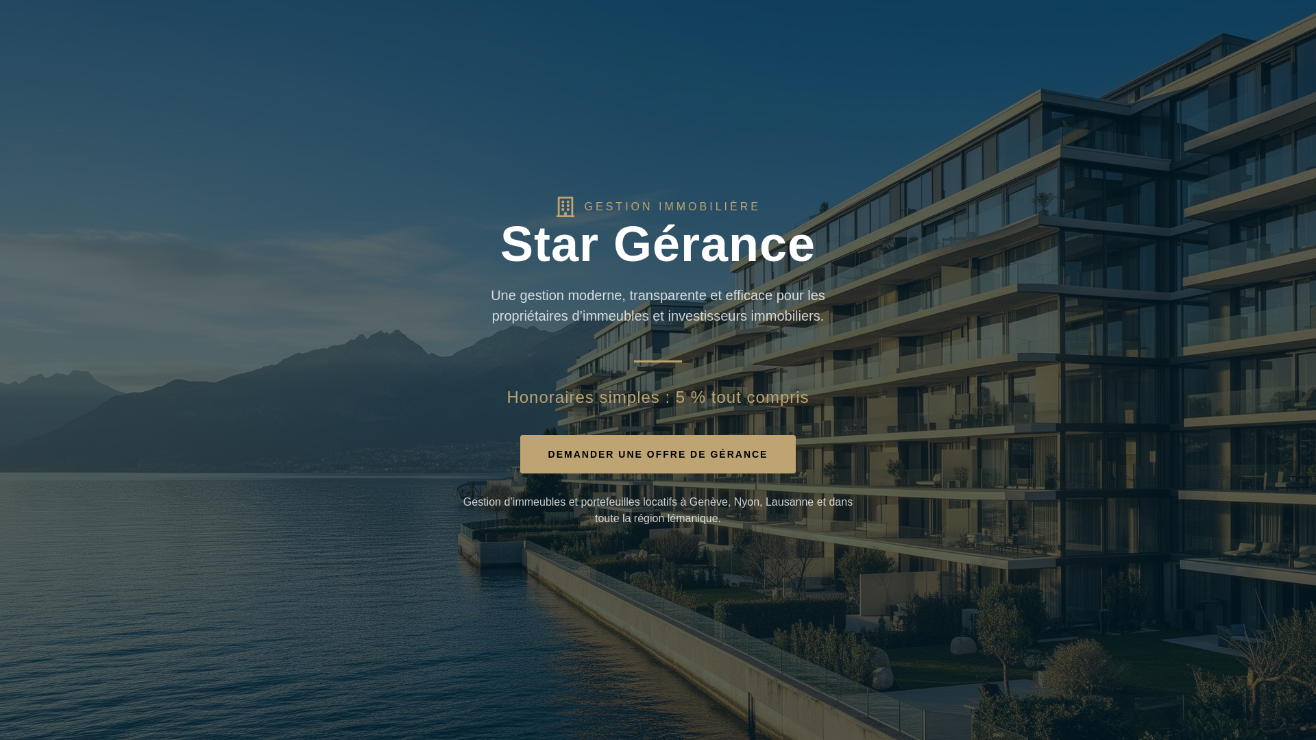 website screenshot of https://stargerance.ch/