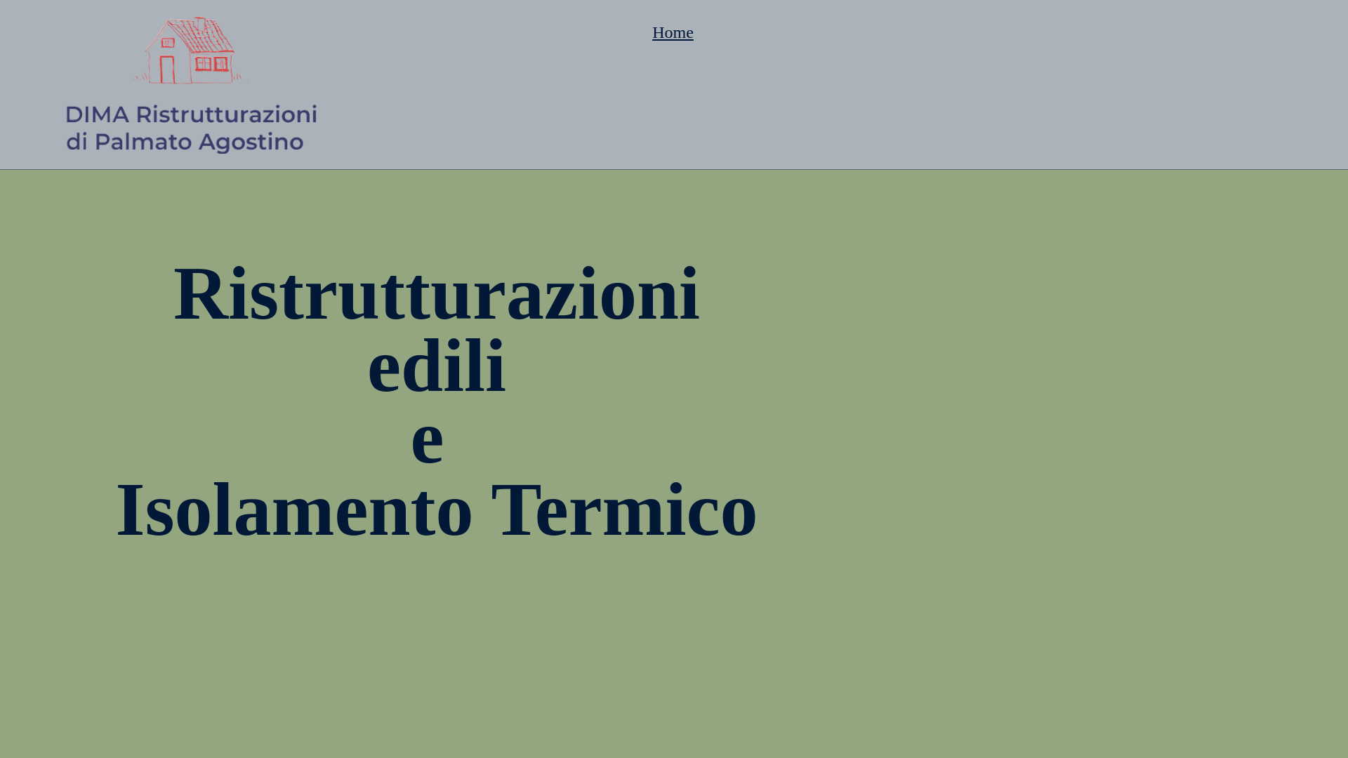 website screenshot of https://dimaristrutturazion.com/