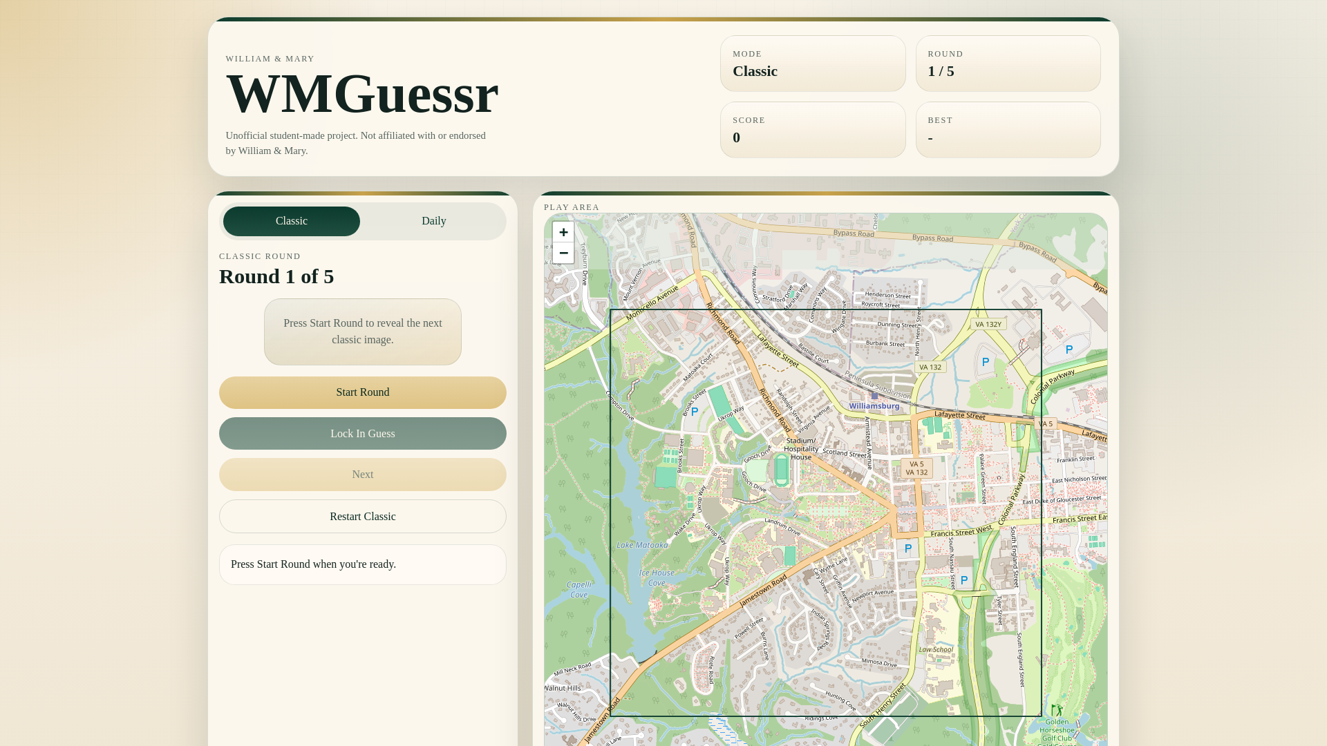 website screenshot of https://wammyguessr.pages.dev/