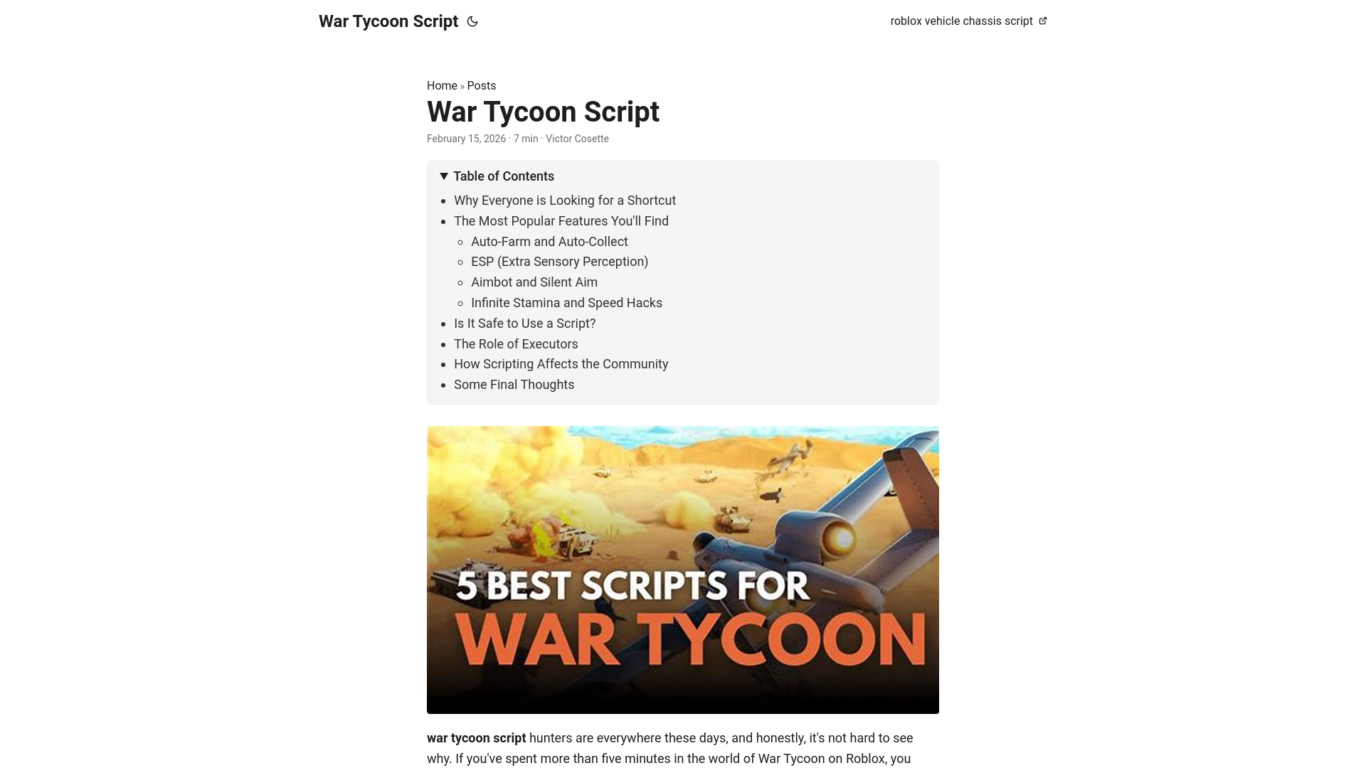 website screenshot of https://wartycoonscript.pages.dev/