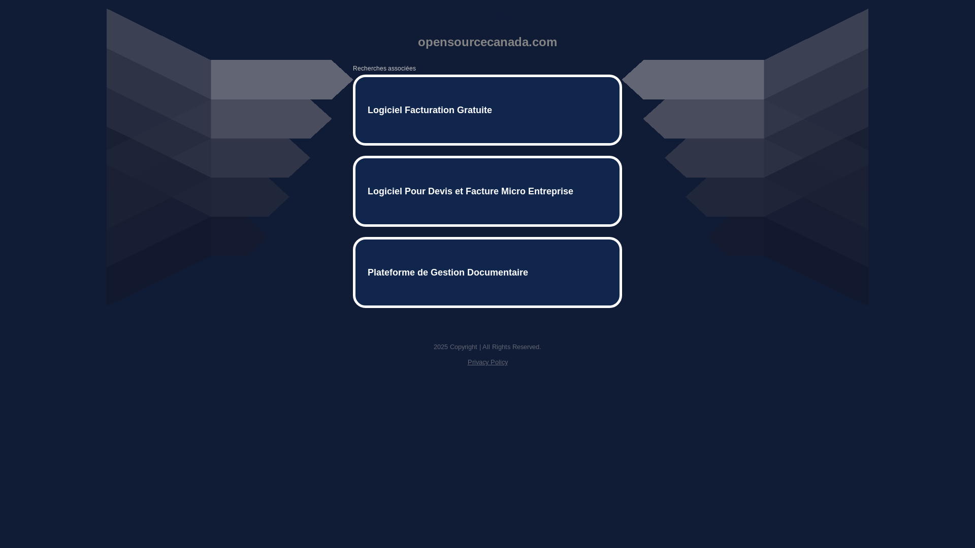 website screenshot of https://opensourcecanada.com/