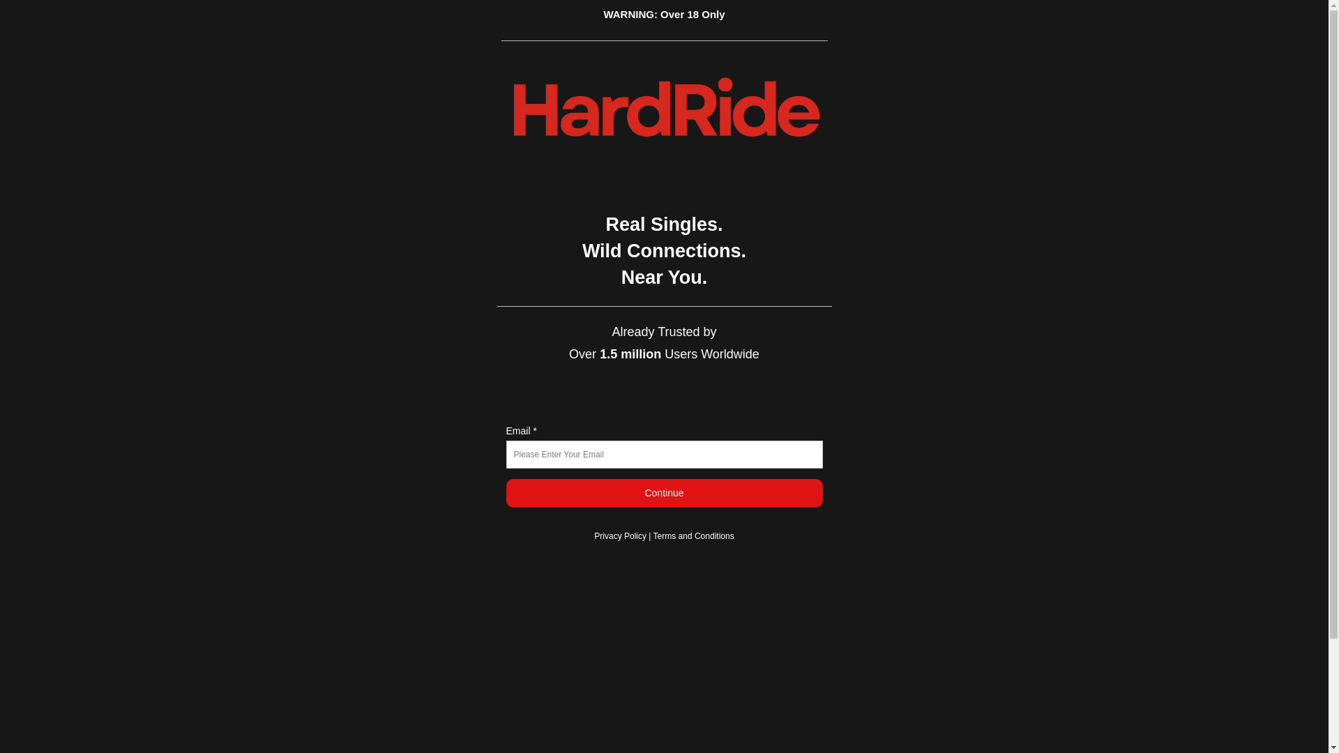 website screenshot of https://hardride.live/