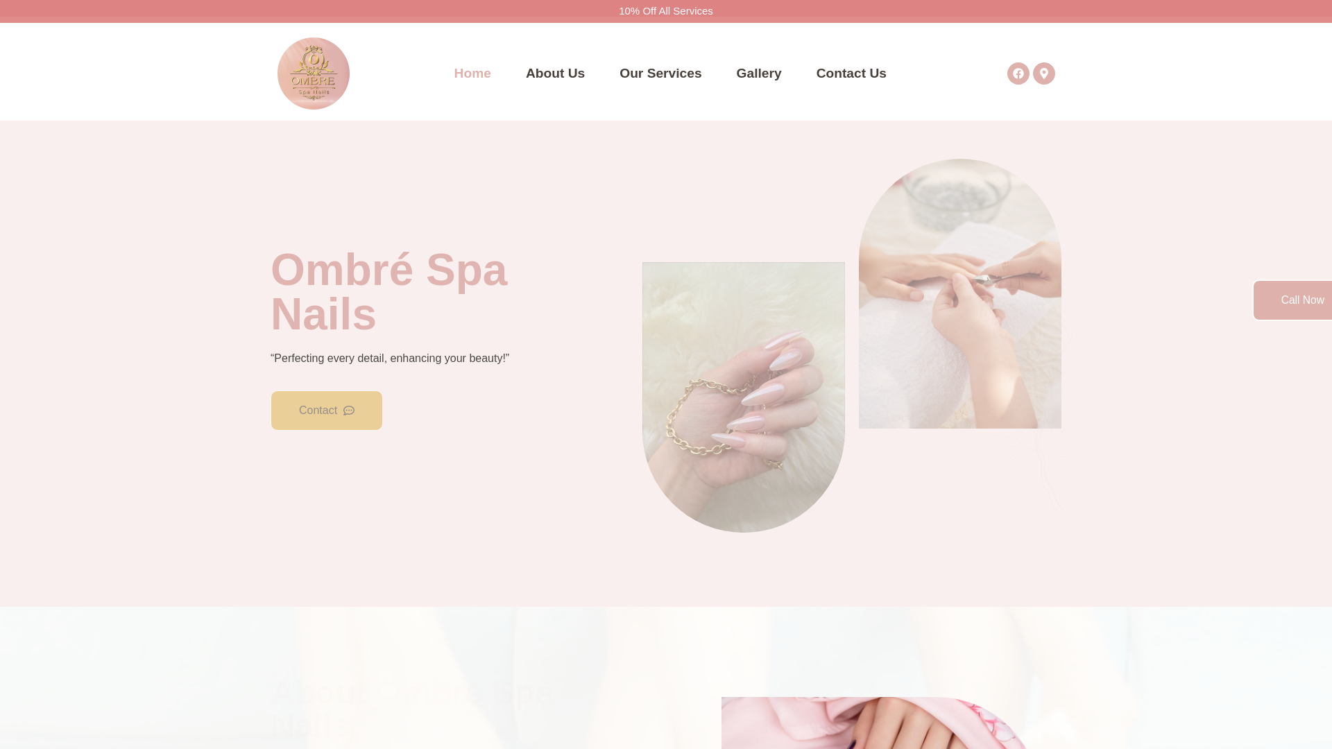 website screenshot of https://ombrespanailsabq.com