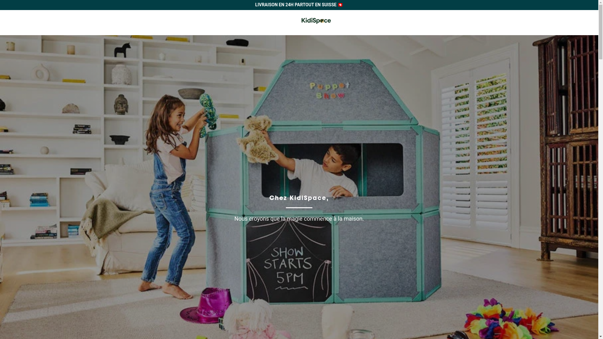 website screenshot of https://getkidispace.ch/