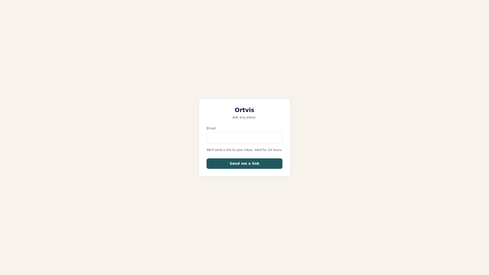 website screenshot of https://ortvis.ai/
