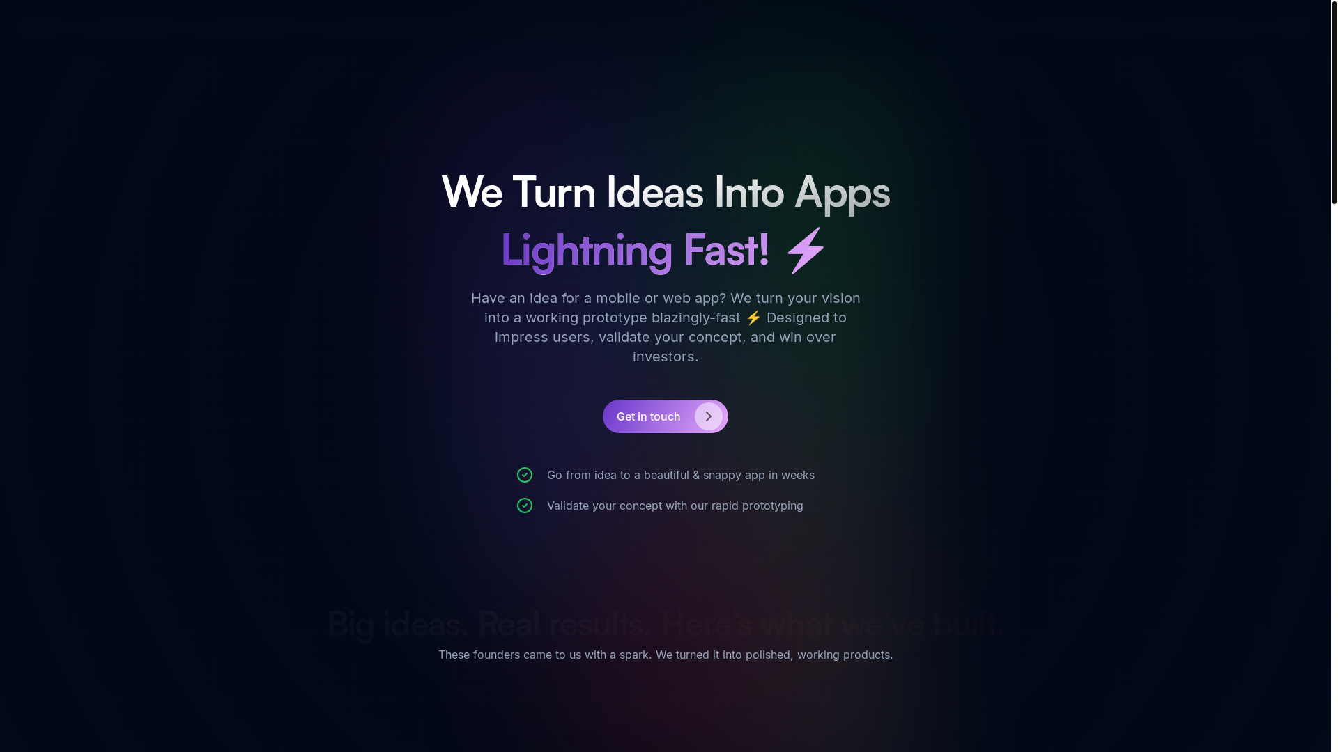 website screenshot of https://mvpsfast.com/