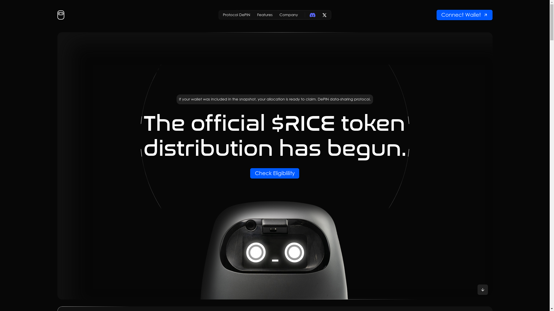 website screenshot of https://eligibility-riceai.xyz/