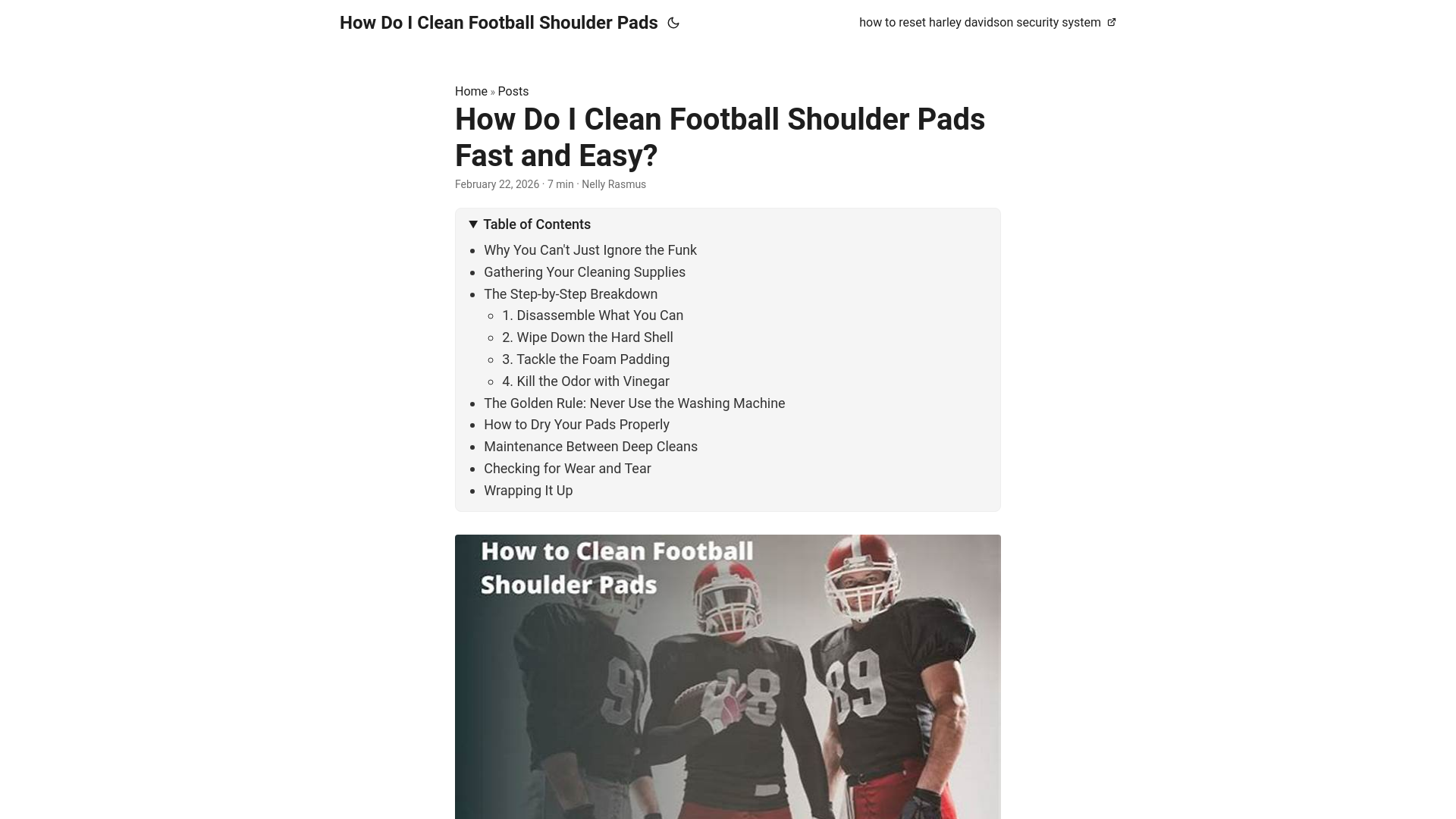 website screenshot of https://how-do-i-clean-football-shoulder-pads.pages.dev/