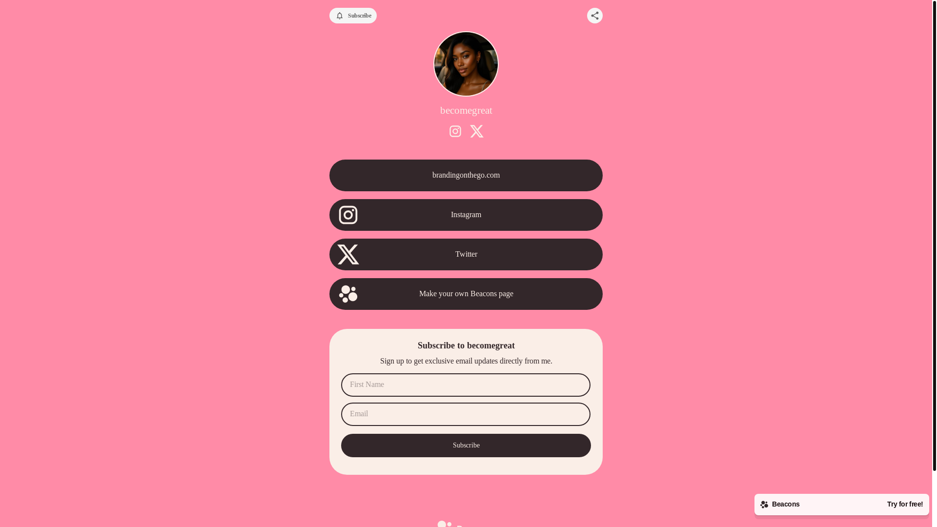 website screenshot of https://elevatebegreat.com/