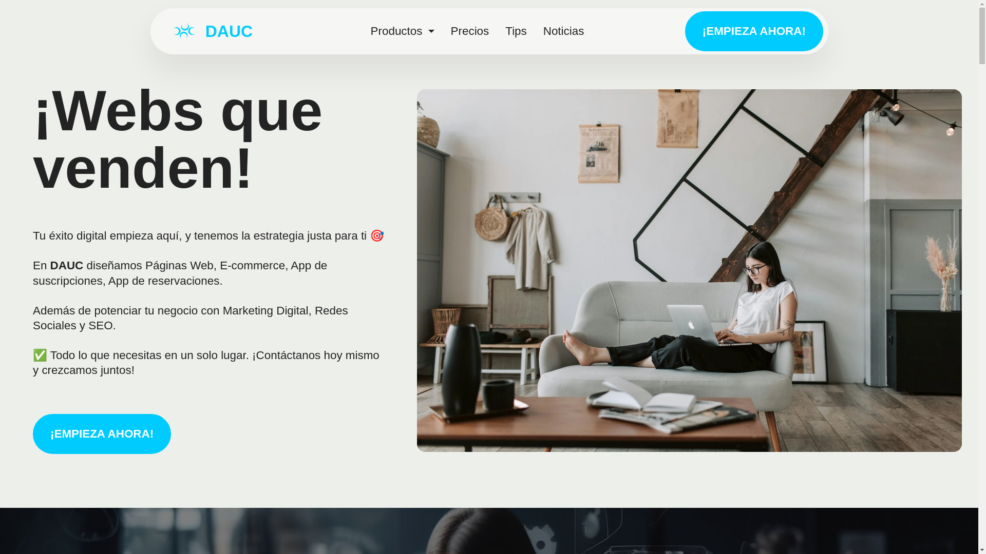 website screenshot of https://daucproject.pages.dev/
