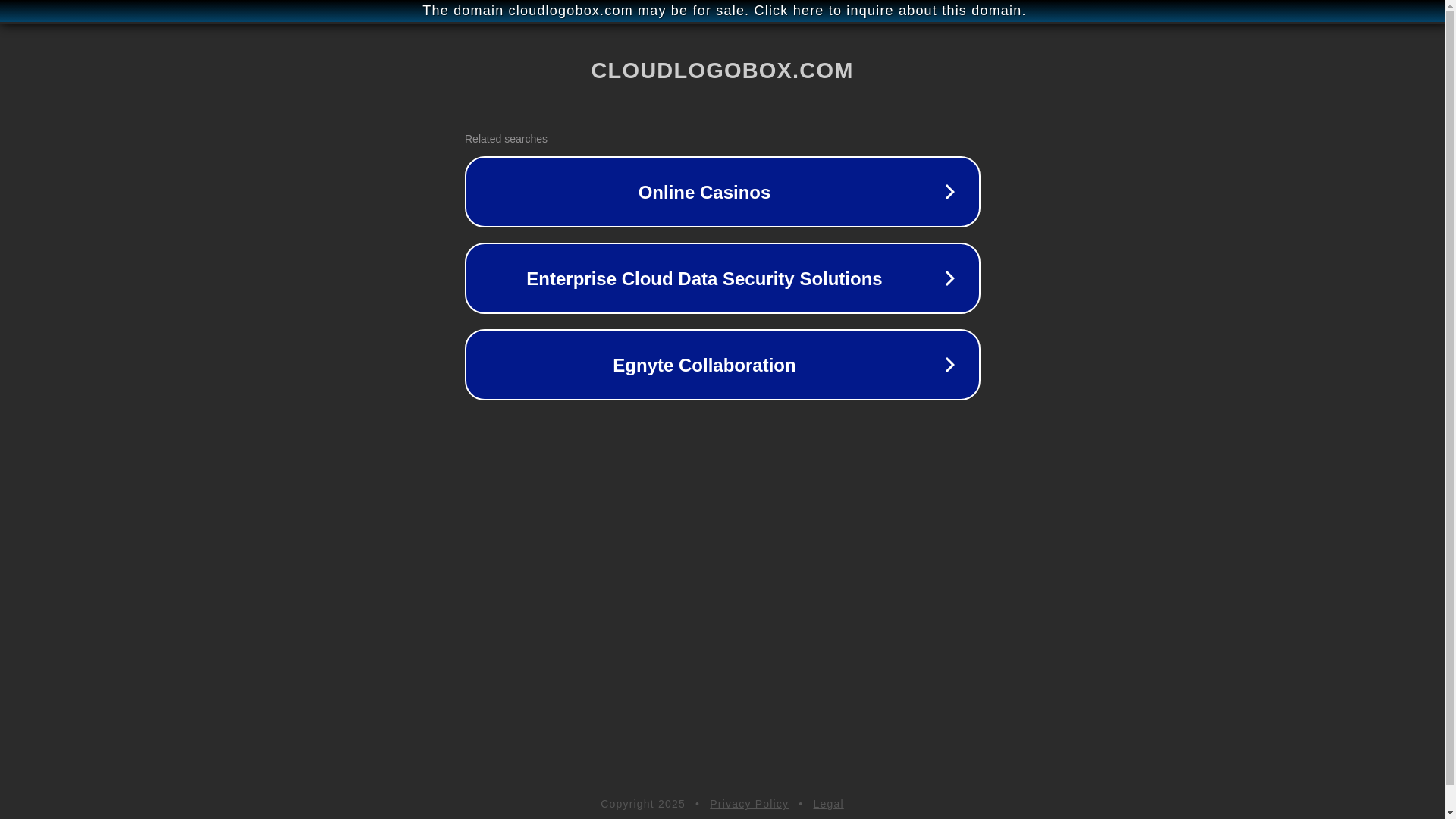 website screenshot of https://cloudlogobox.com