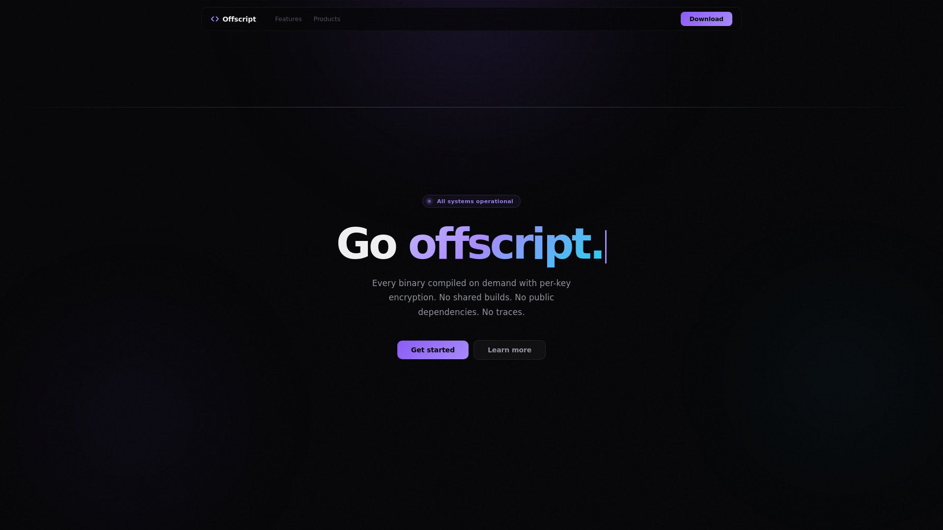 website screenshot of https://rustloader.xyz/