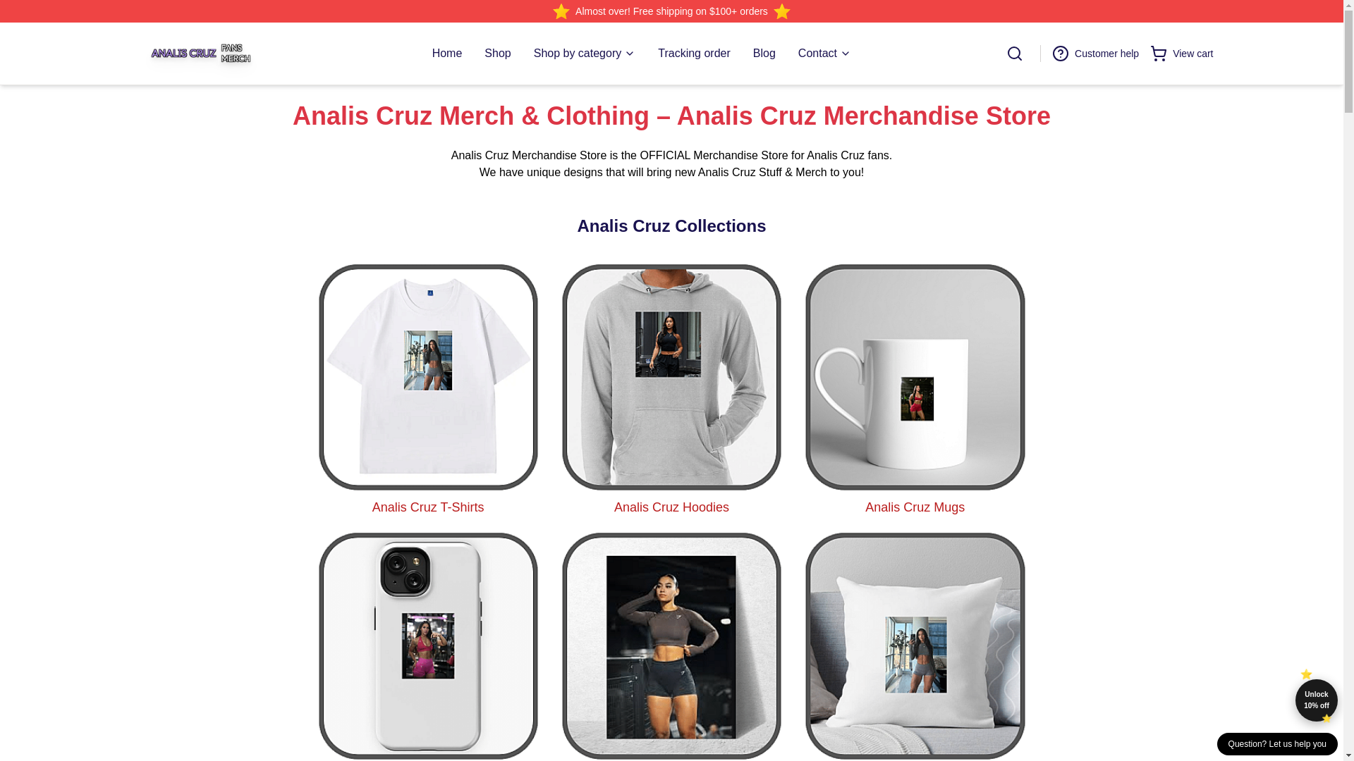website screenshot of https://analiscruz.shop/