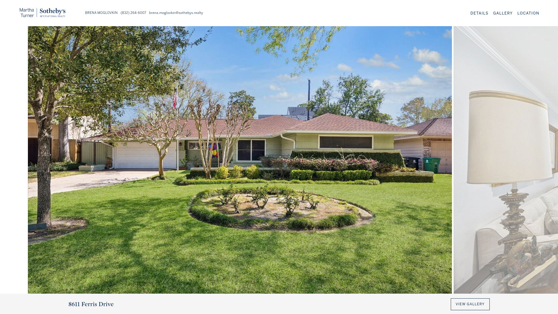 website screenshot of https://8611ferris.com/