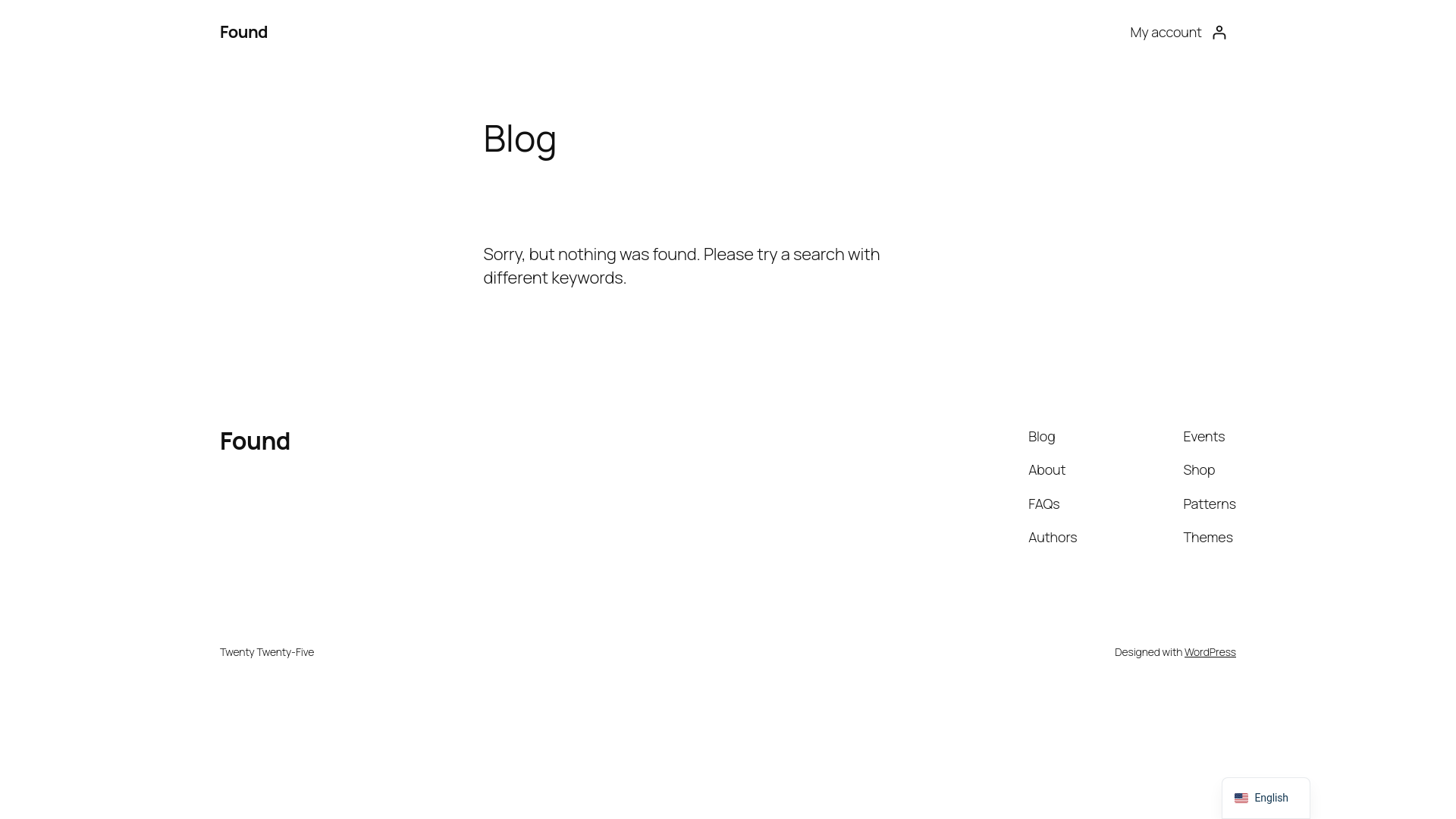 website screenshot of https://found-science.org/