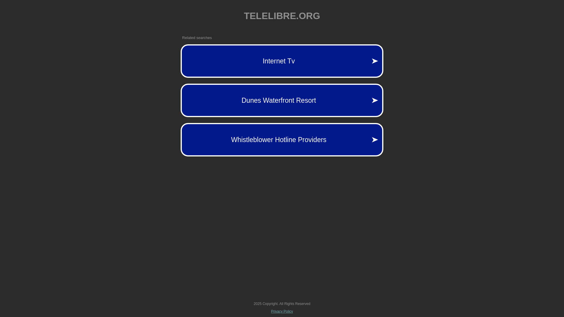 website screenshot of https://telelibre.org/