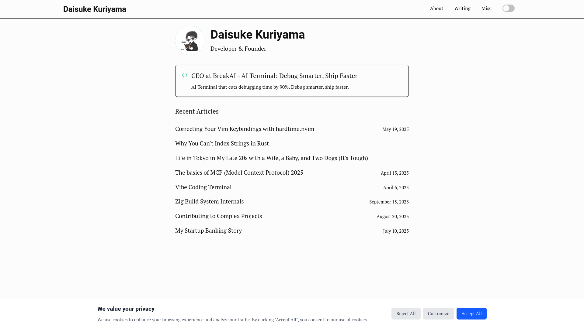 website screenshot of https://ekusiadadus.pages.dev/