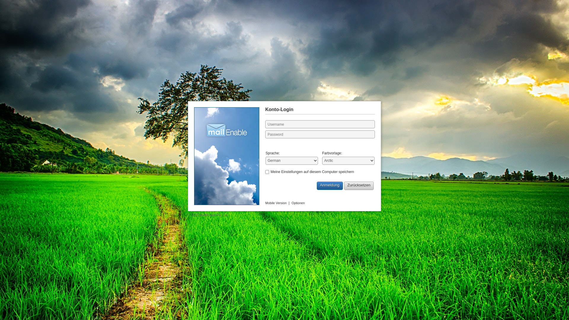 website screenshot of https://mail.businesscloud.one/