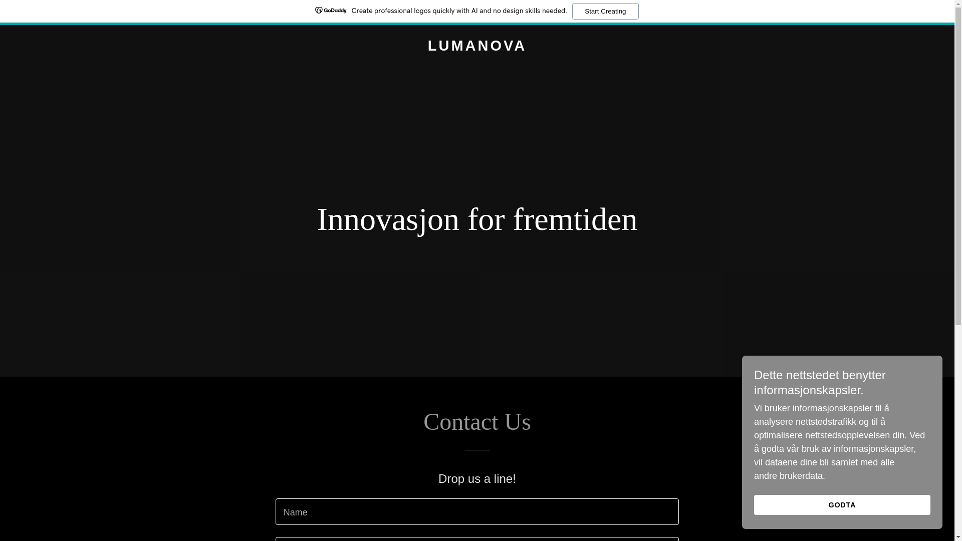 website screenshot of https://lumanova.xyz/