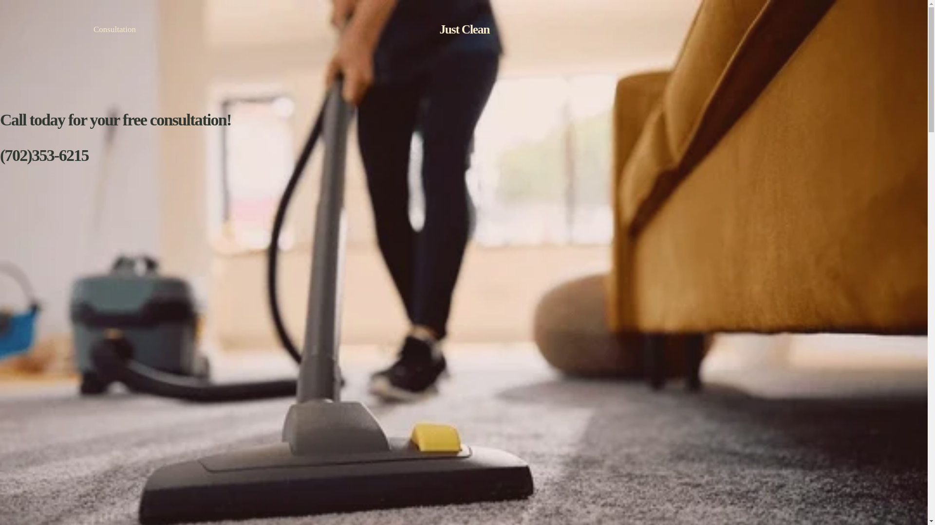 website screenshot of https://justcleanllcs.com/