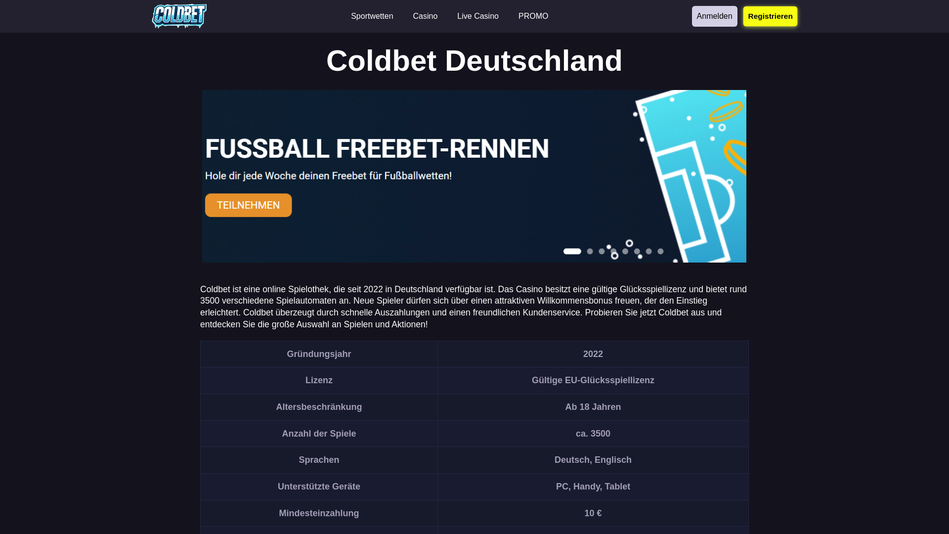 website screenshot of https://coldbets-de-56606.pages.dev/