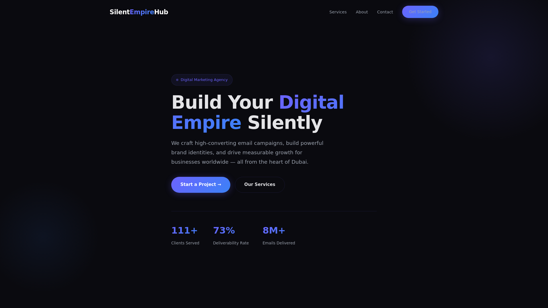 website screenshot of https://silentempirehub.pages.dev/
