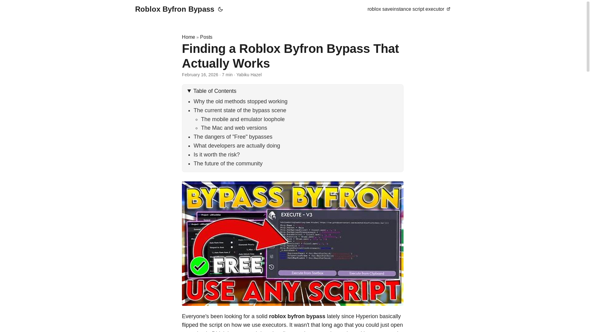 website screenshot of https://roblox-byfron-bypass.pages.dev/