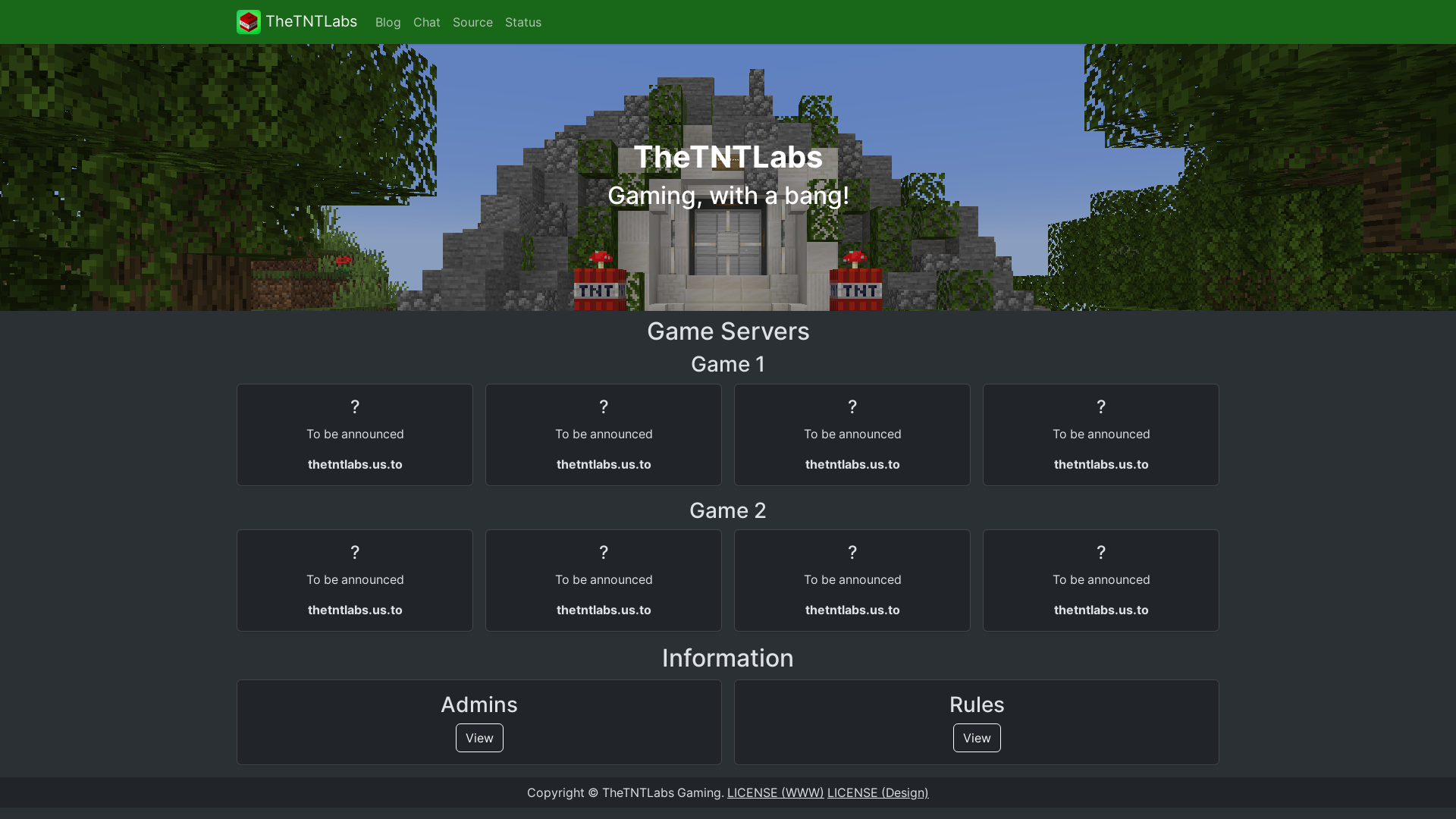 website screenshot of https://thetntlabs-www.pages.dev/