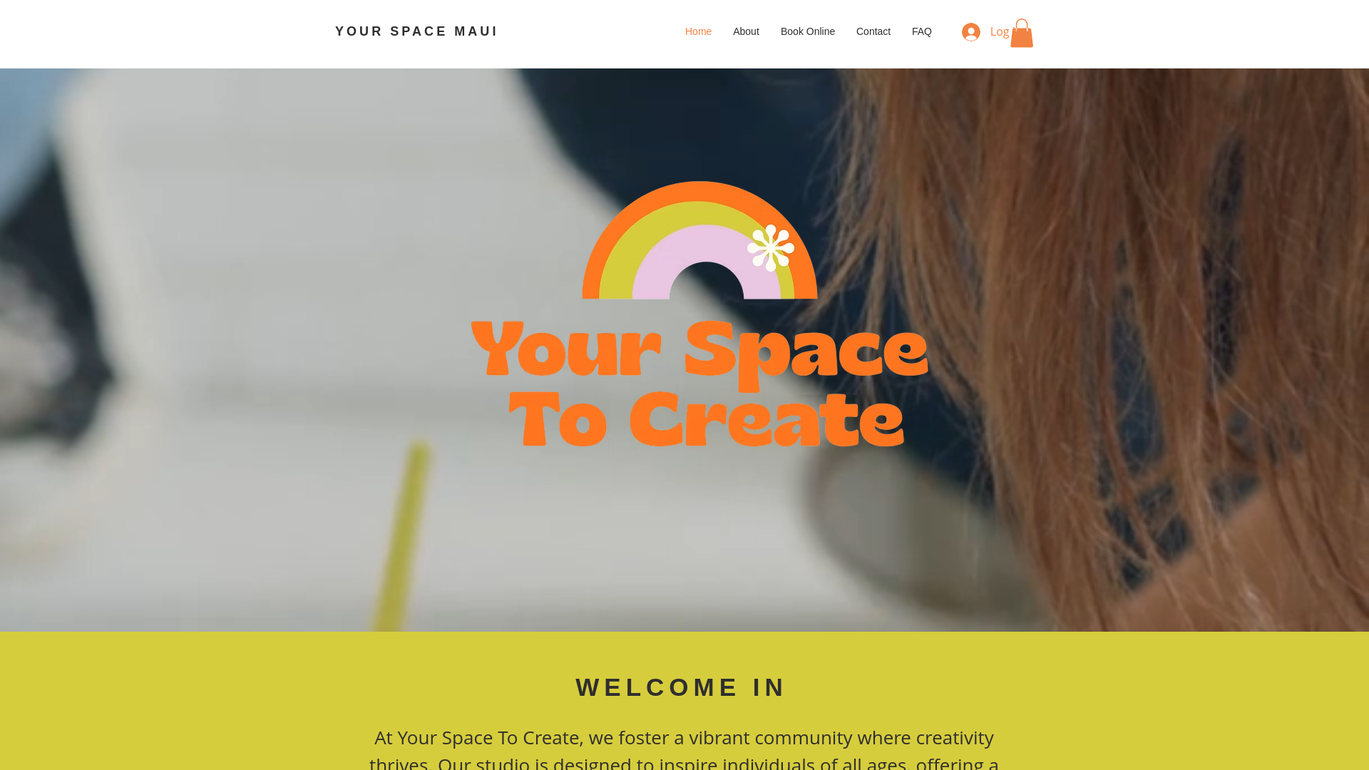website screenshot of https://yourspacemaui.com/